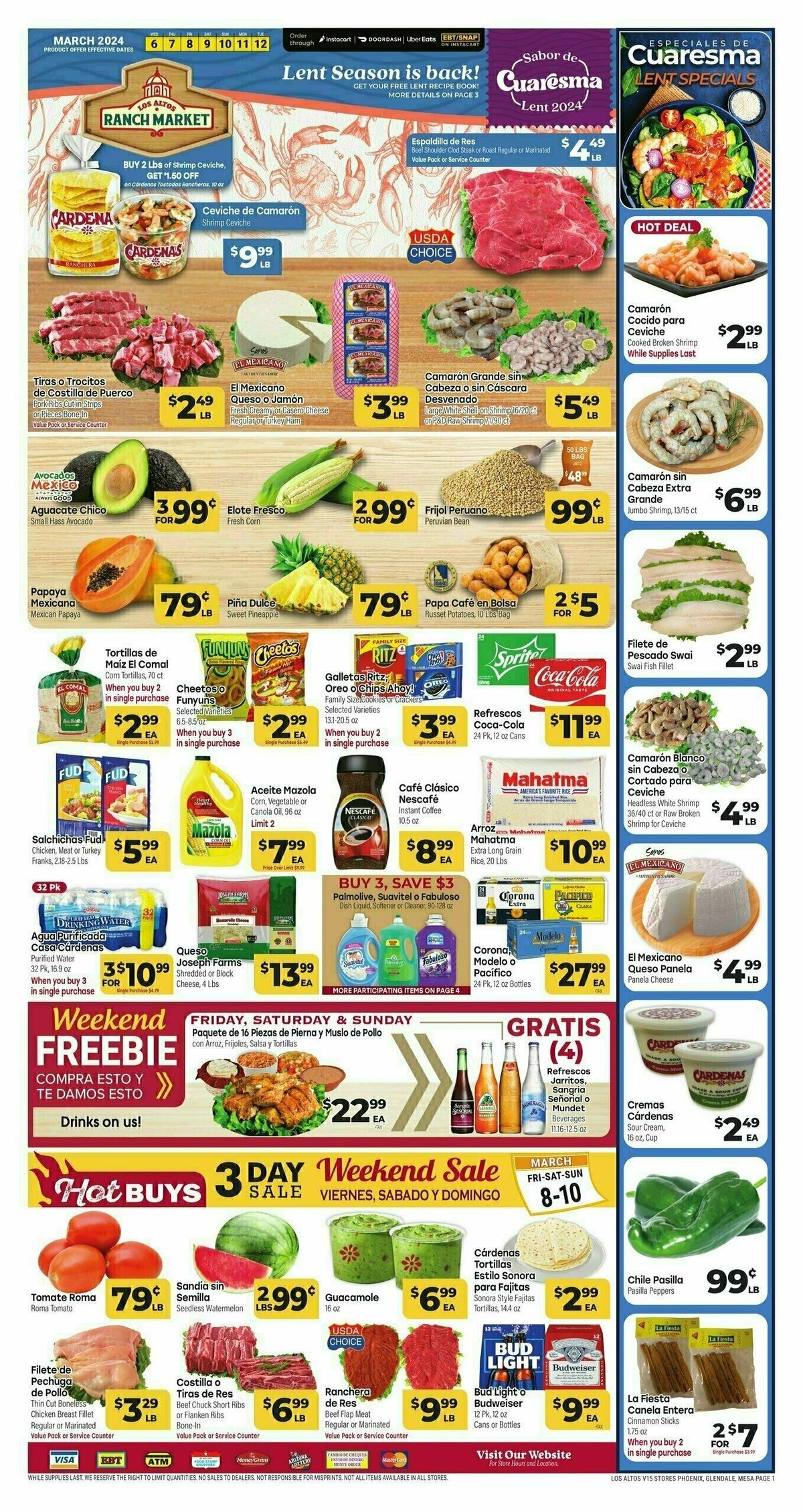 Cardenas Market Weekly Ad from March 6
