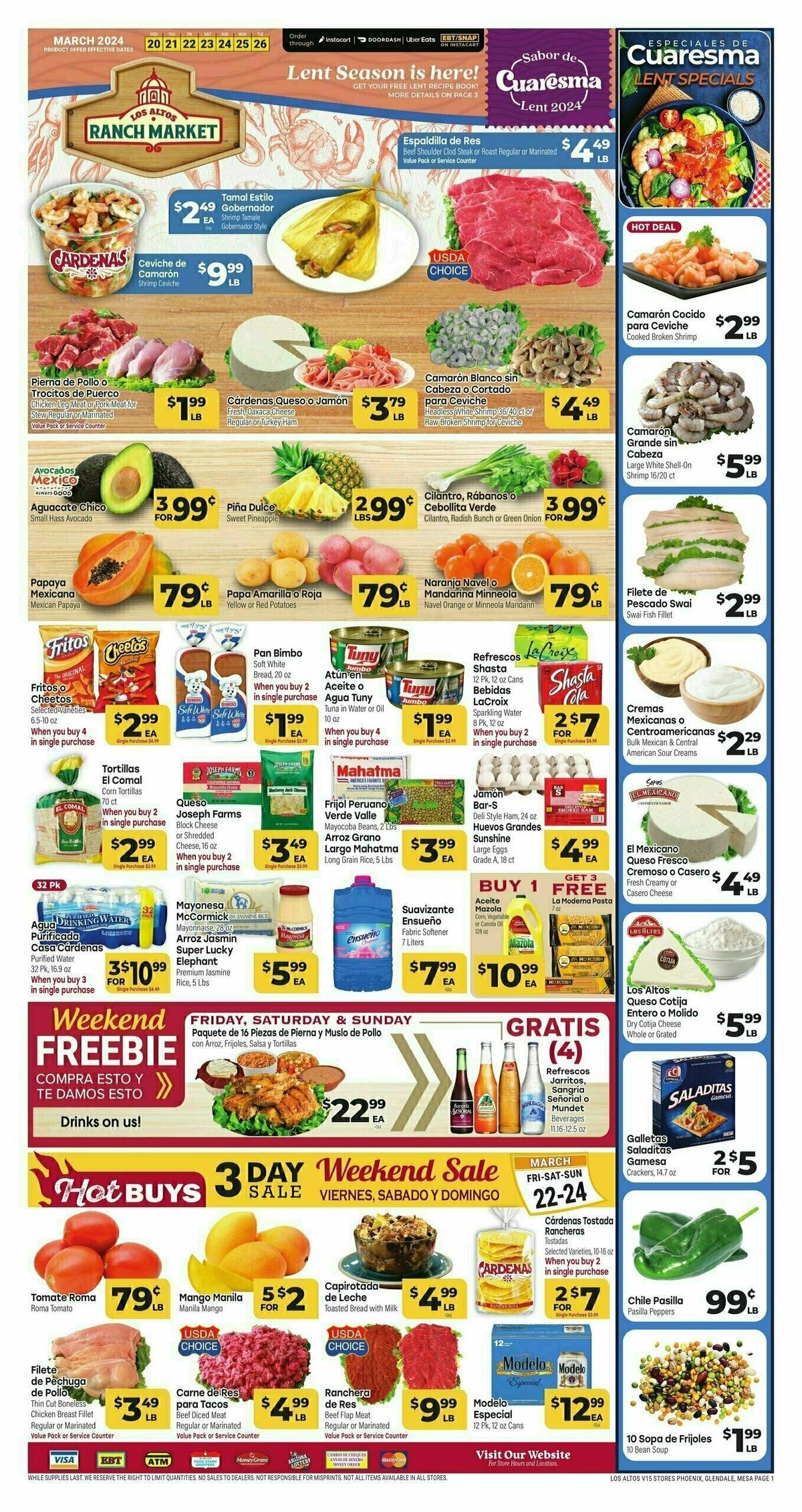 Cardenas Market Weekly Ad from March 20
