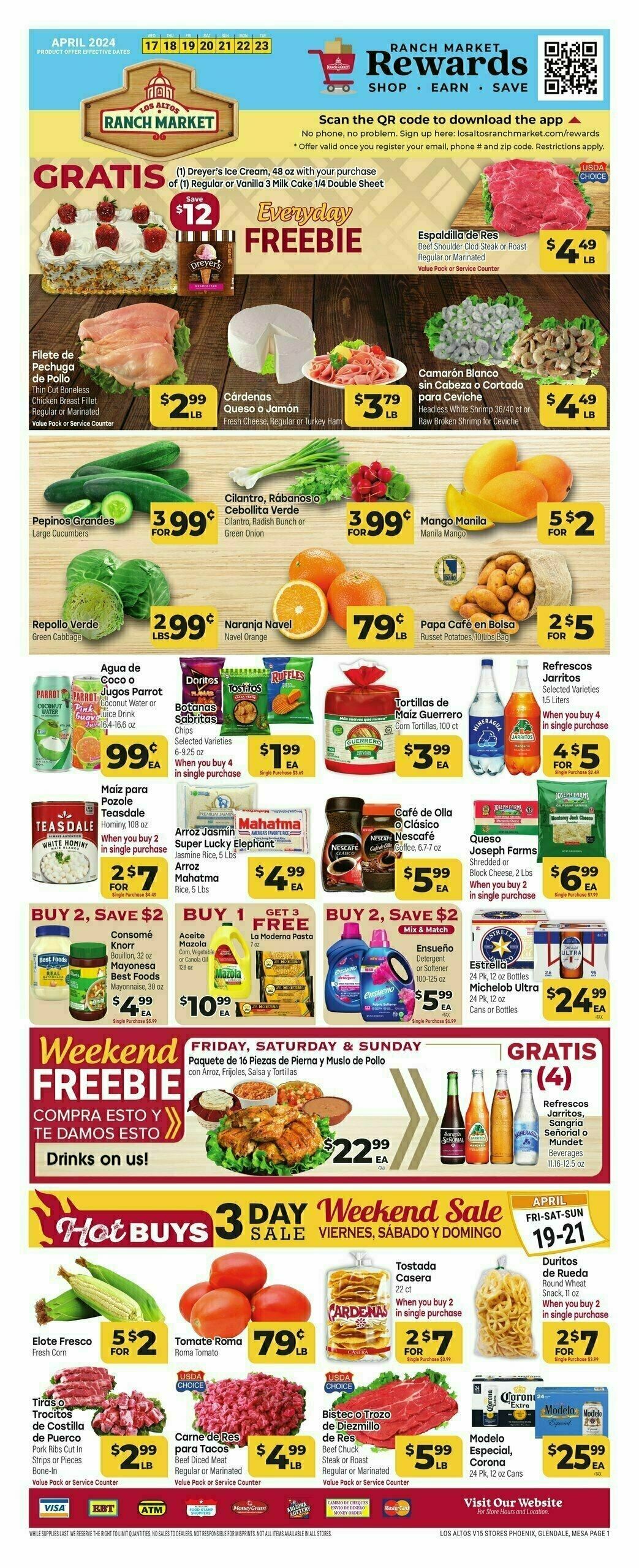 Cardenas Market Weekly Ad from April 17