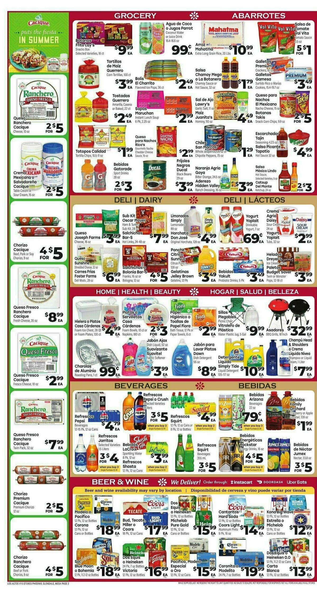 Cardenas Market Weekly Ad from August 28