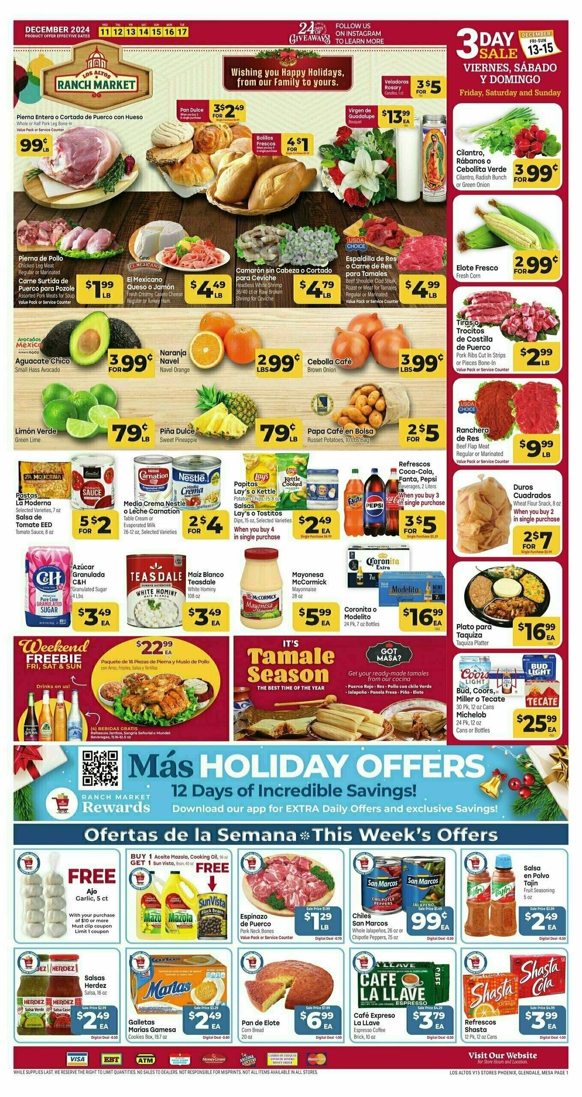 Cardenas Market Weekly Ad from December 11