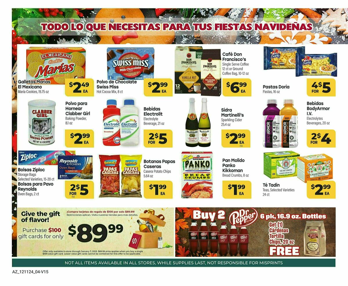 Cardenas Market December Savings Guide Weekly Ad from December 11