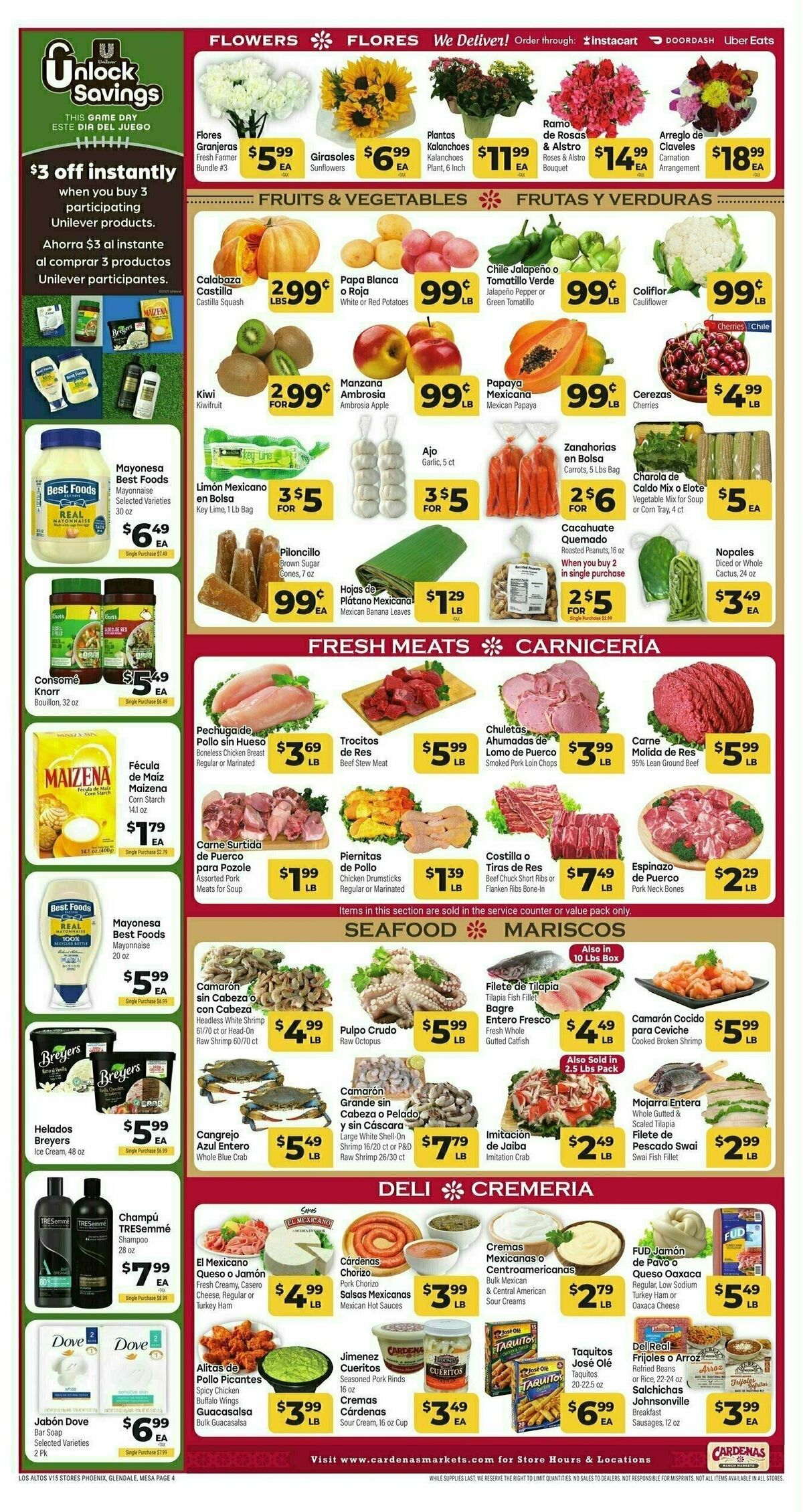 Cardenas Market Weekly Ad from January 29