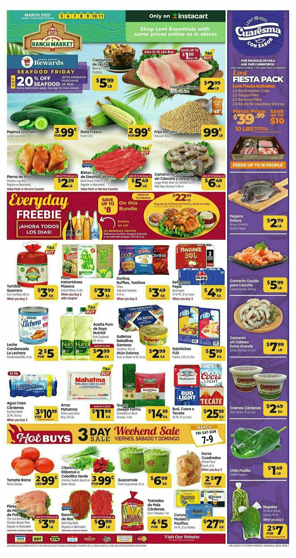 Cardenas Market Weekly Ad from March 5