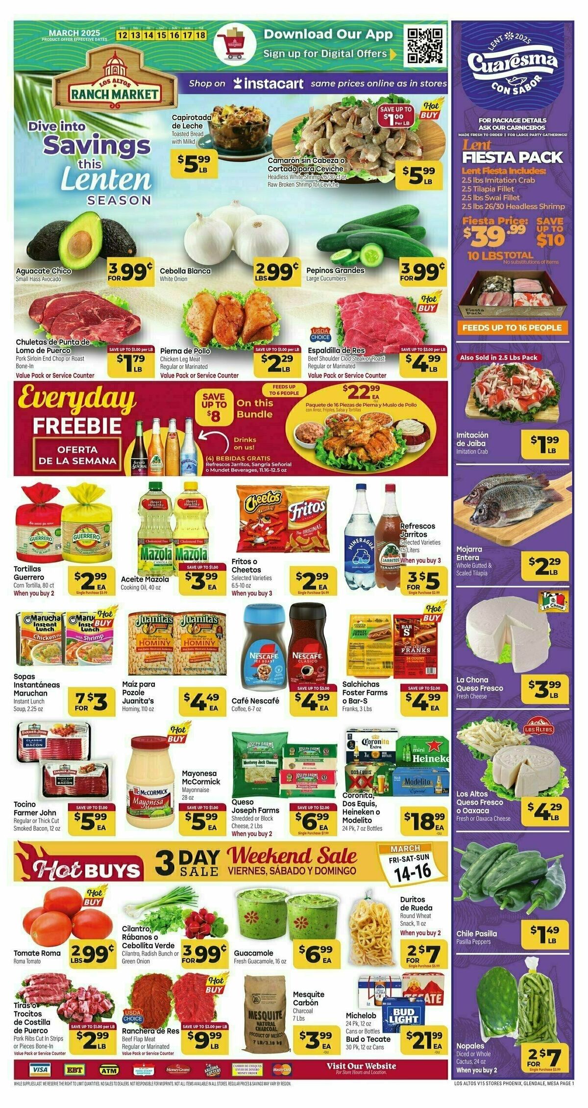Cardenas Market Weekly Ad from March 12