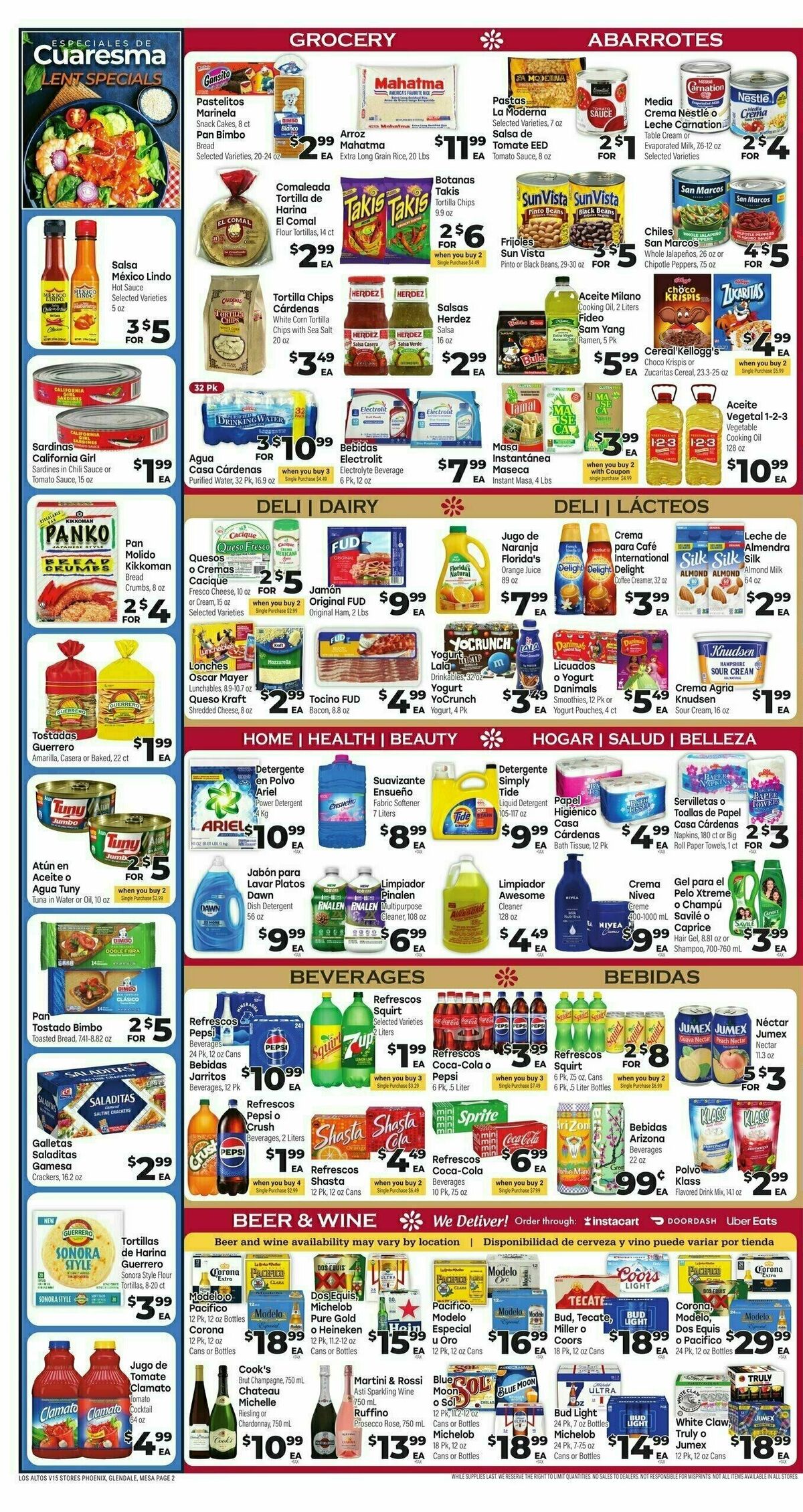 Cardenas Market Weekly Ad from March 12