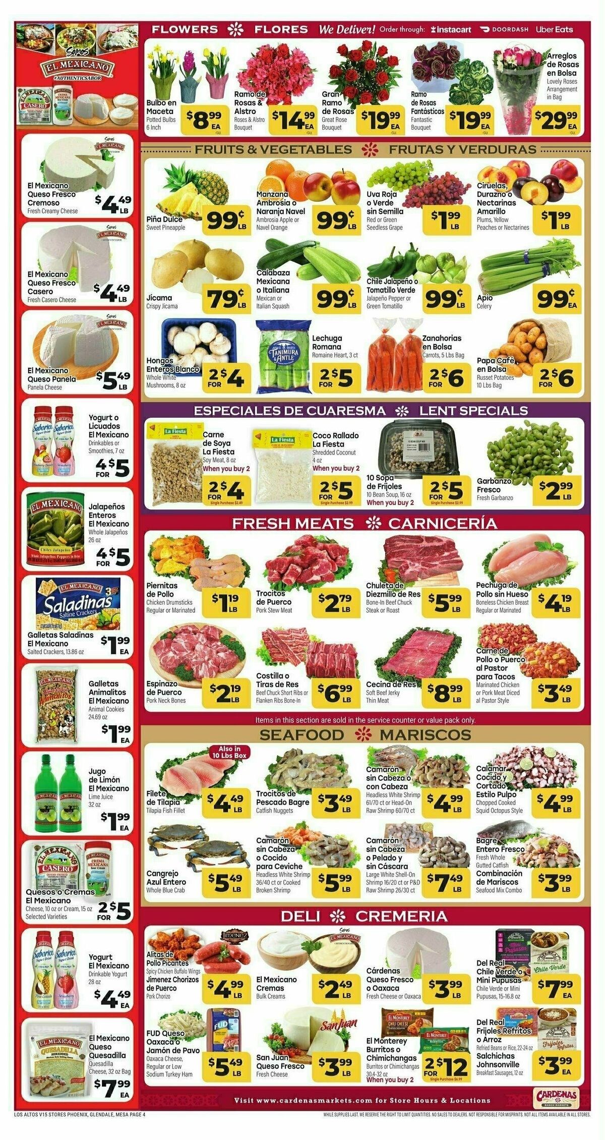 Cardenas Market Weekly Ad from March 12