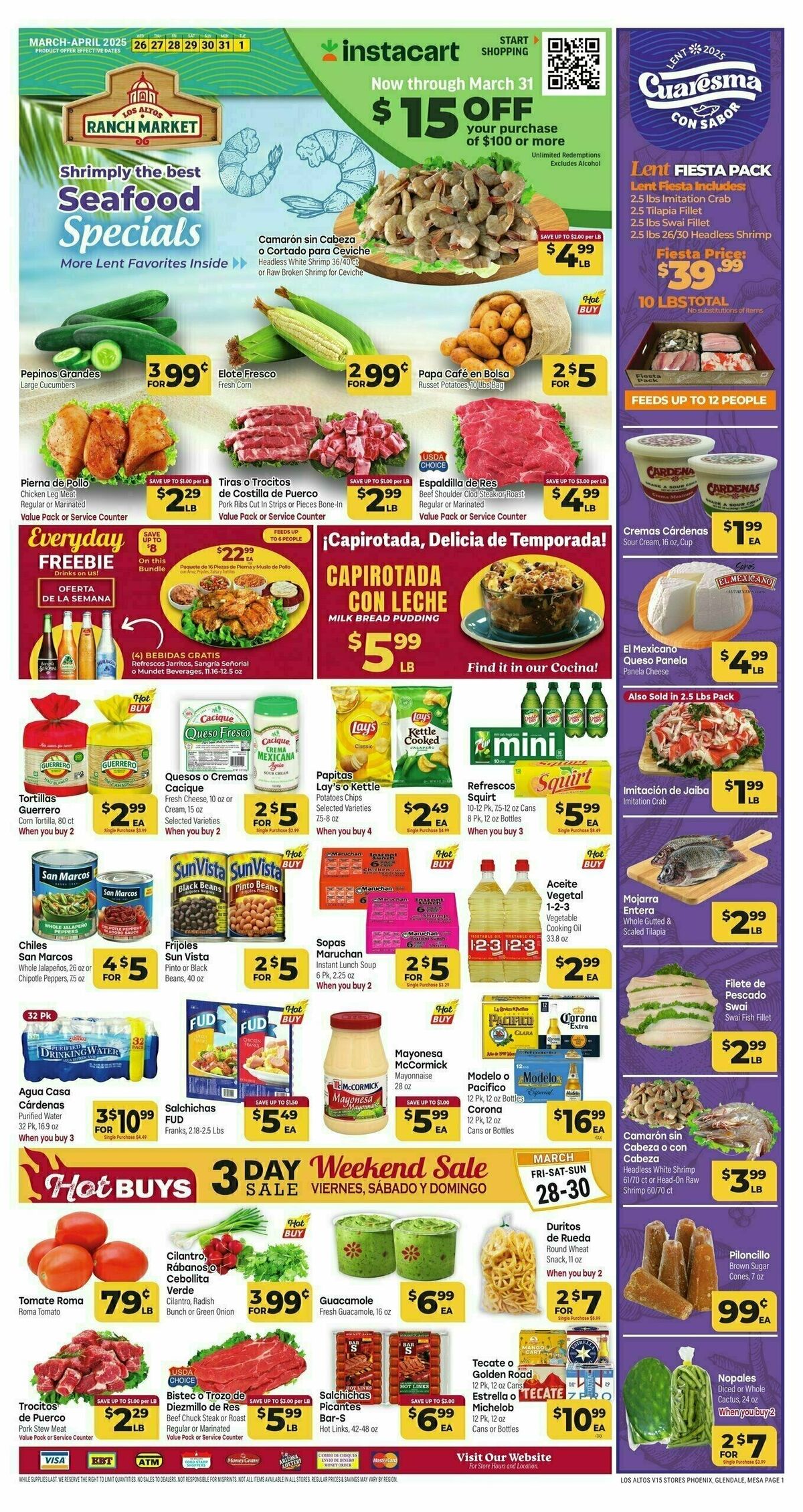 Cardenas Market Weekly Ad from March 26
