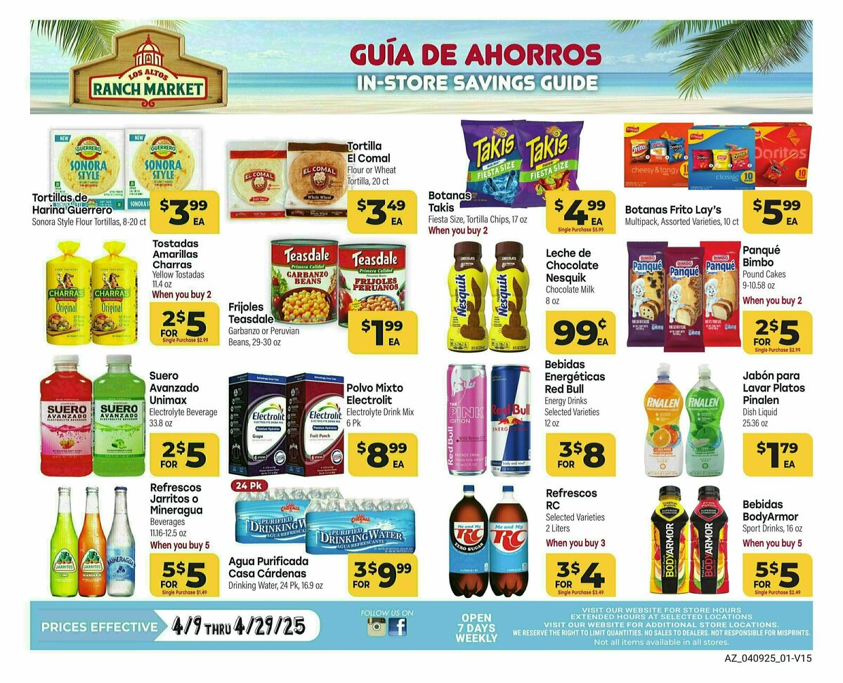 Cardenas Market Monthly Savings Guide Weekly Ad from April 9