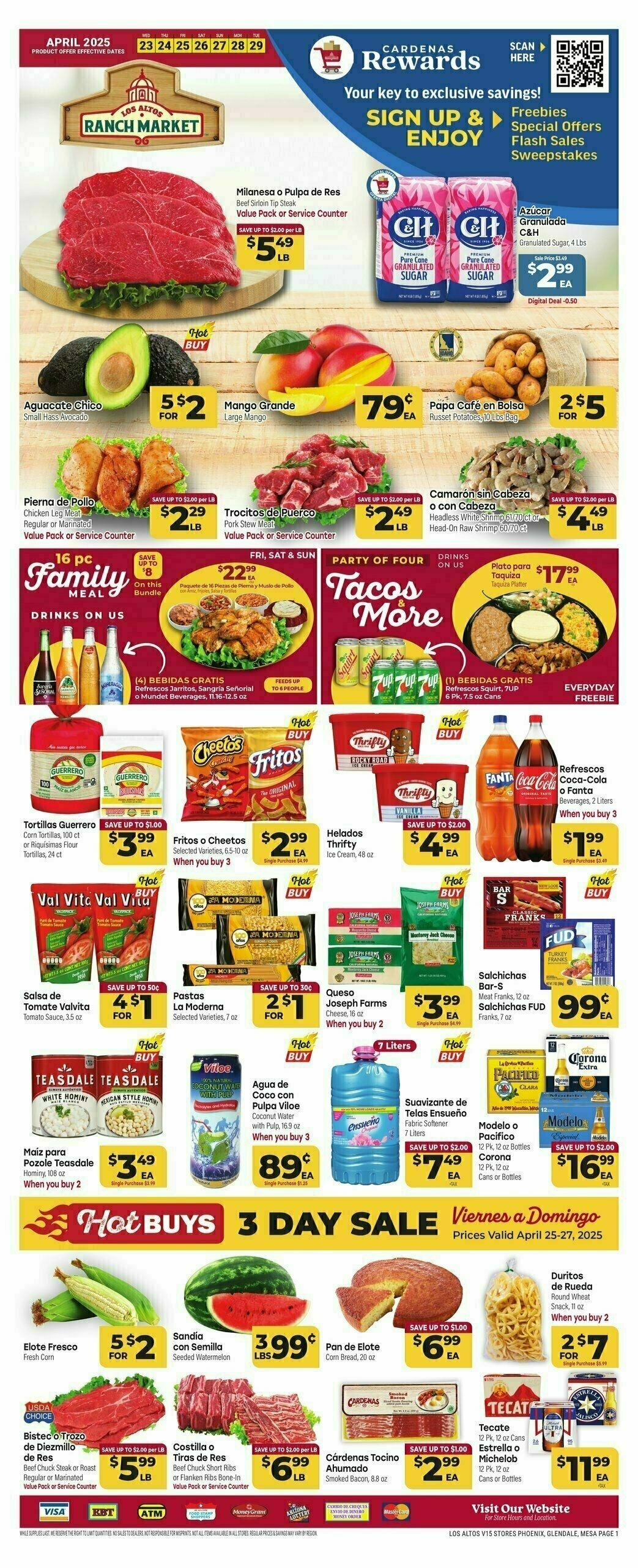 Cardenas Market Weekly Ad from April 23