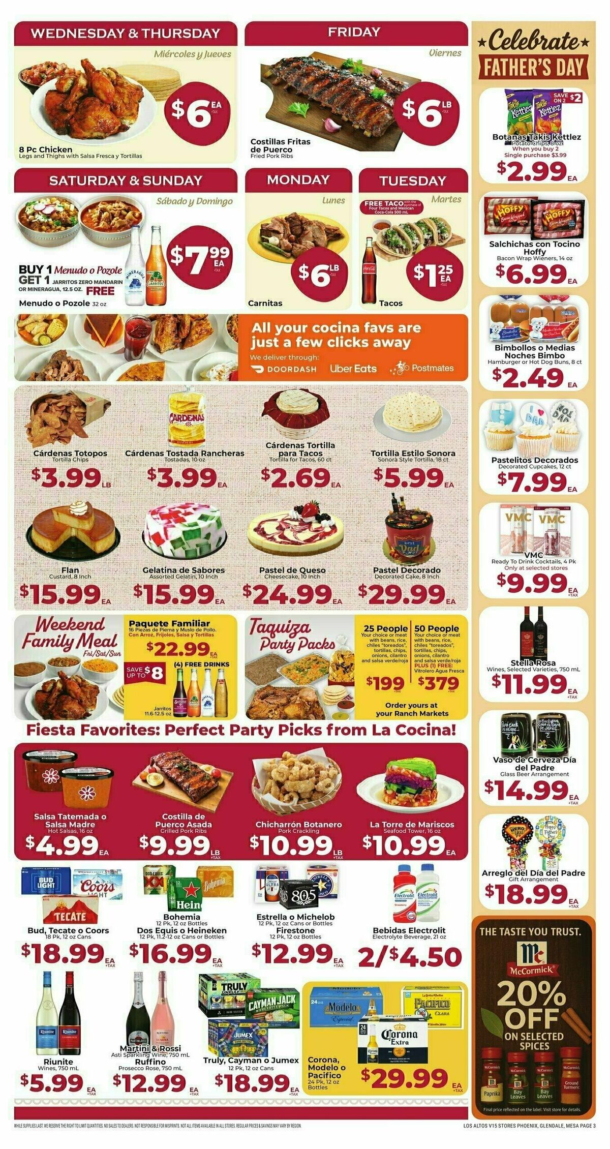 Cardenas Market Weekly Ad from June 11