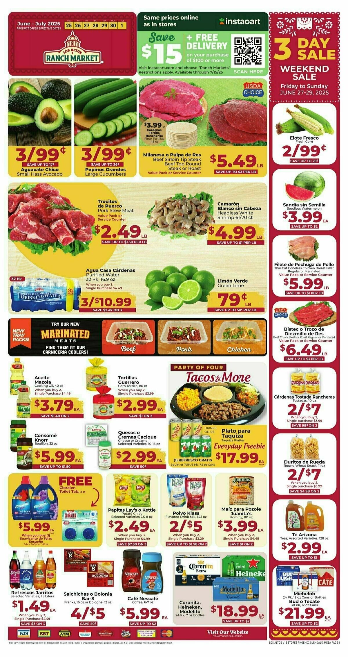 Cardenas Market Weekly Ad from June 25