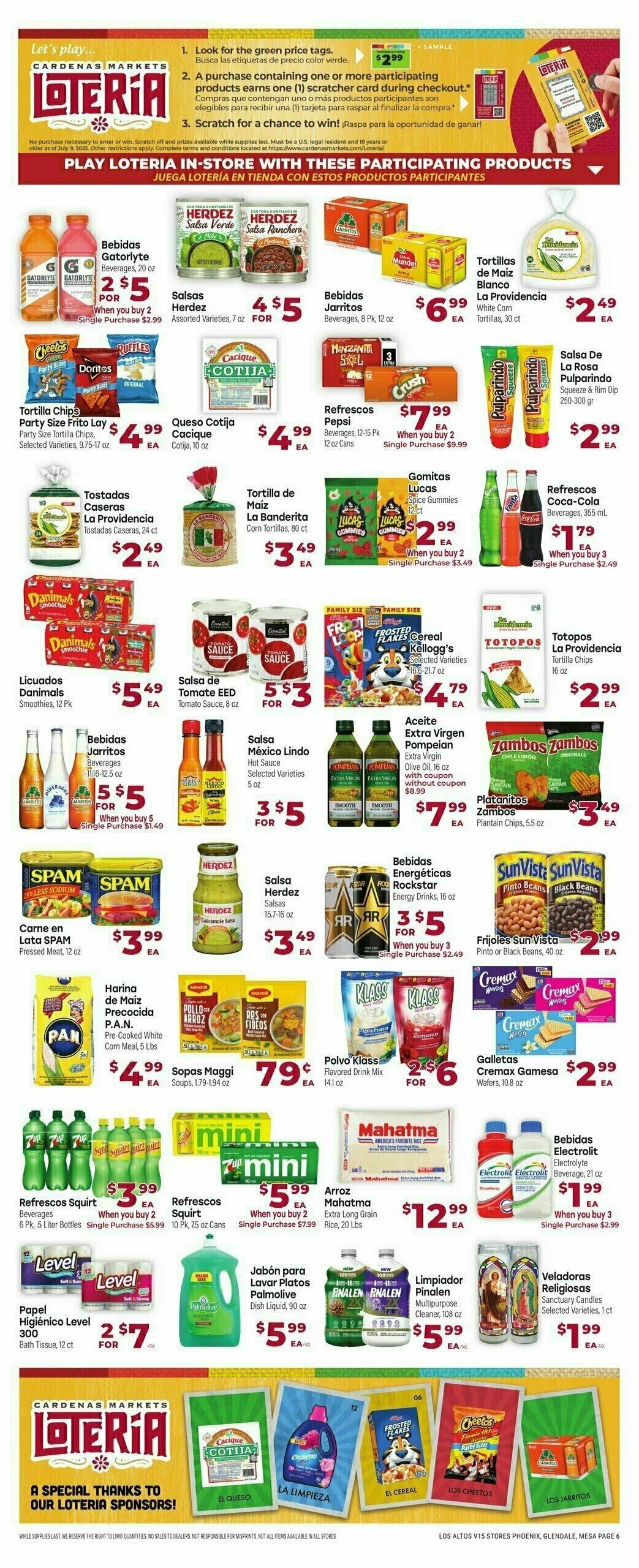 Cardenas Market Weekly Ad from July 9