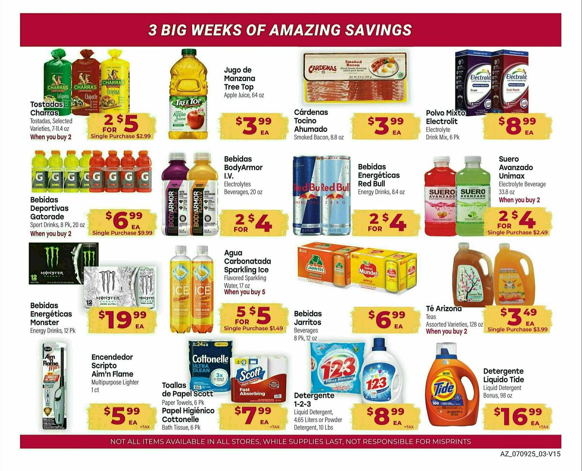 Cardenas Market Monthly Savings Guide Weekly Ad from July 9