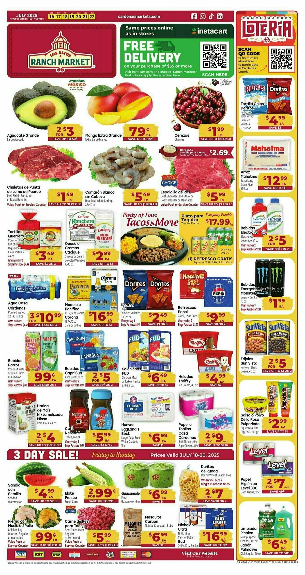 Cardenas Market Weekly Ad from July 16