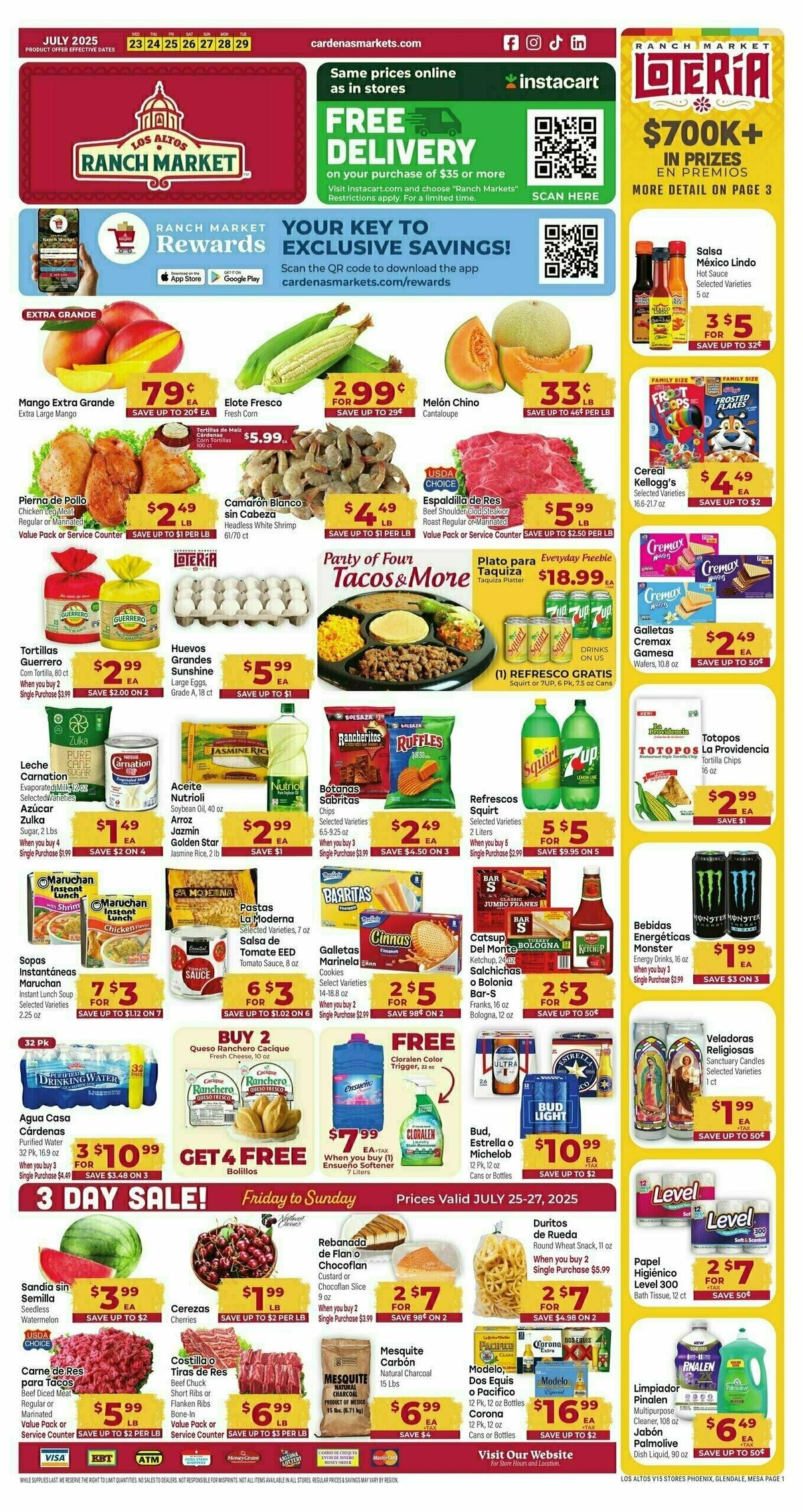 Cardenas Market Weekly Ad from July 23