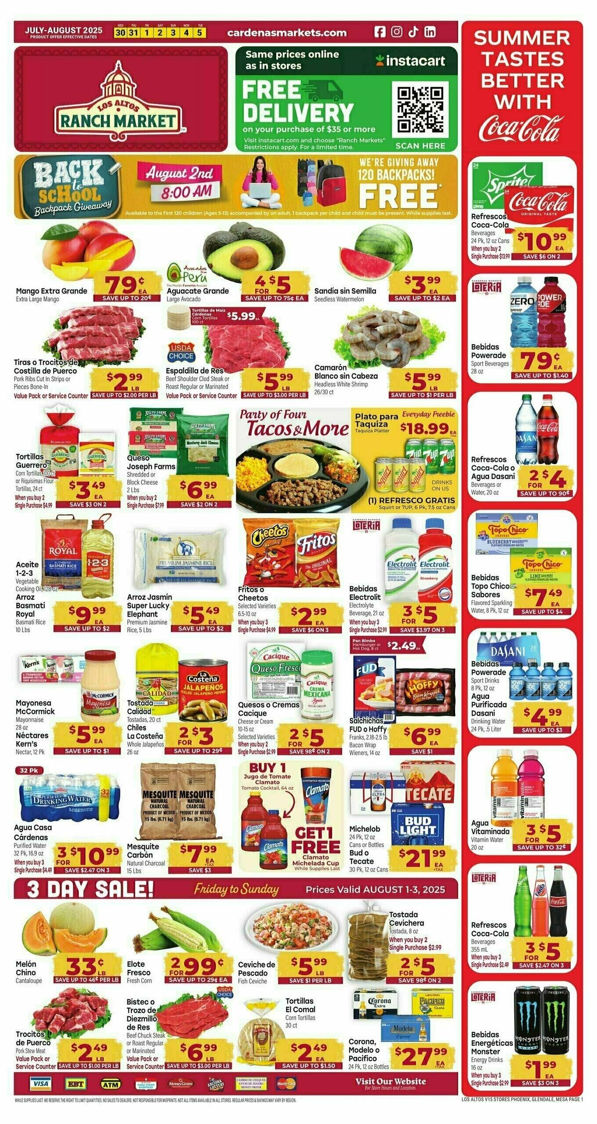 Cardenas Market Weekly Ad from July 30