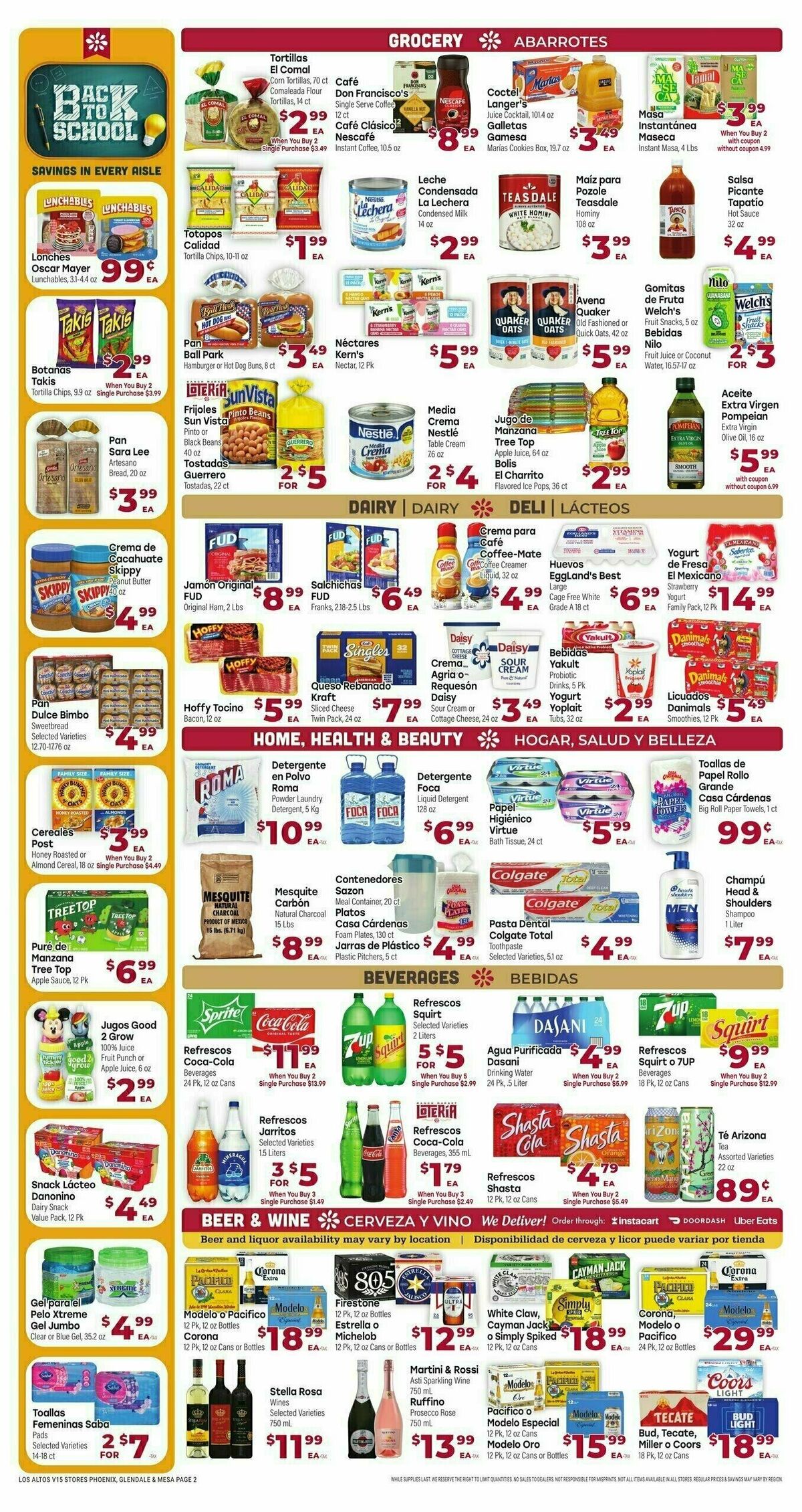 Cardenas Market Weekly Ad from August 6