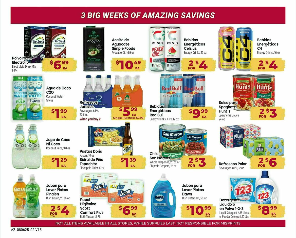 Cardenas Market August Savings Guide Weekly Ad from August 6