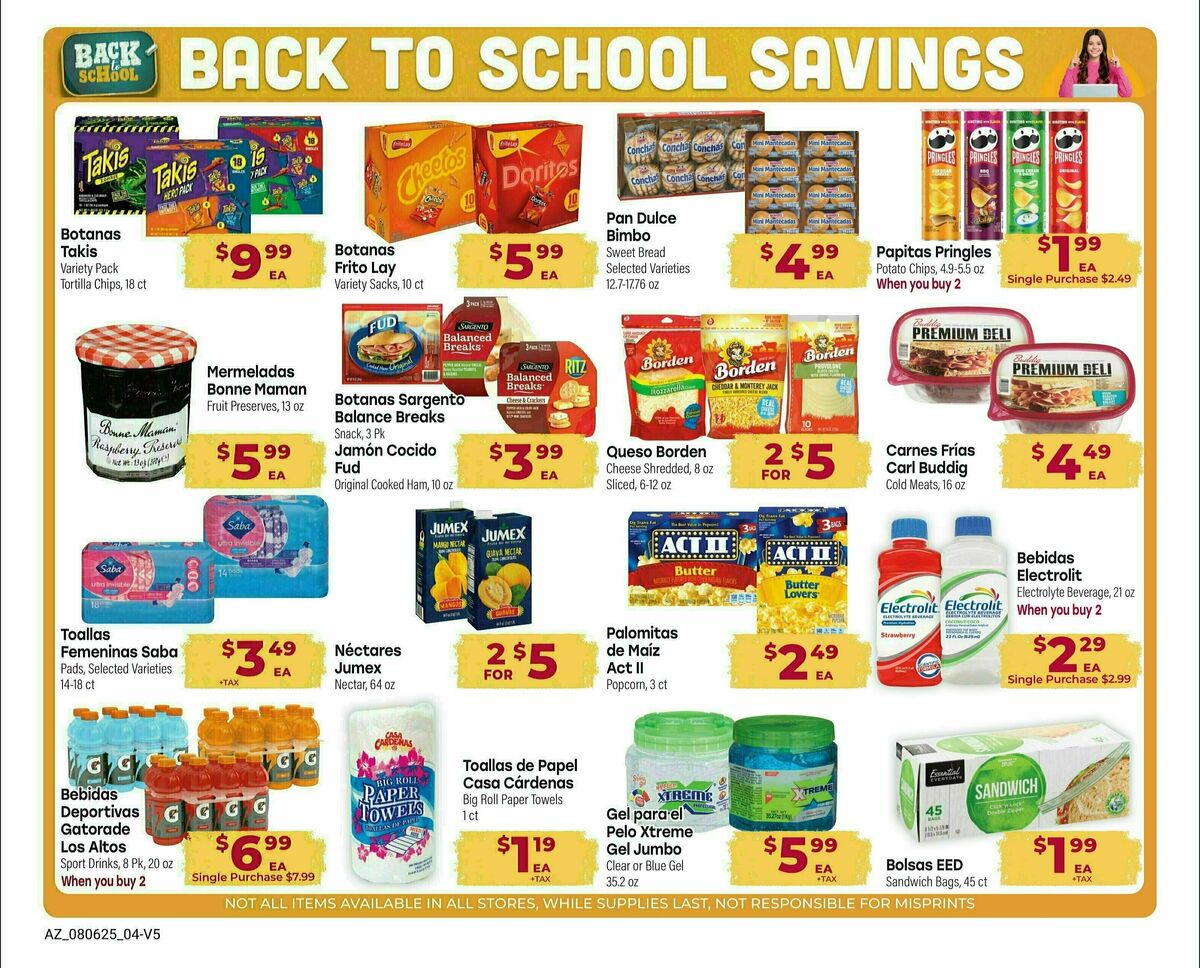 Cardenas Market August Savings Guide Weekly Ad from August 6