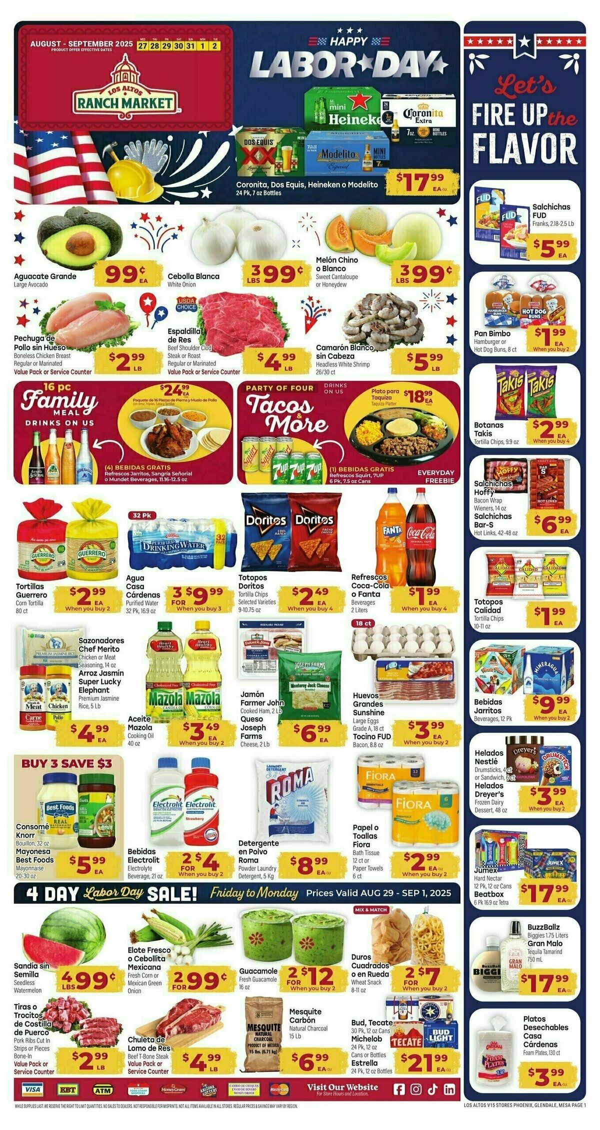 Cardenas Market Weekly Ad from August 27