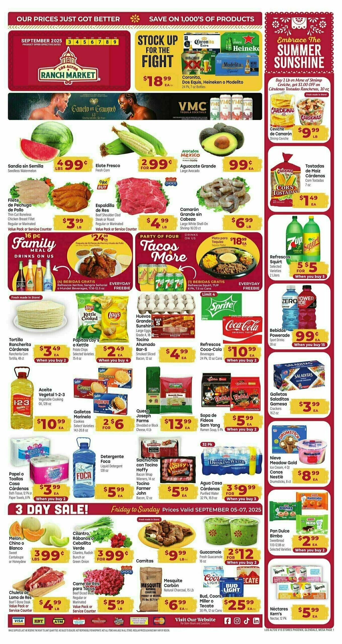 Cardenas Market Weekly Ad from September 3
