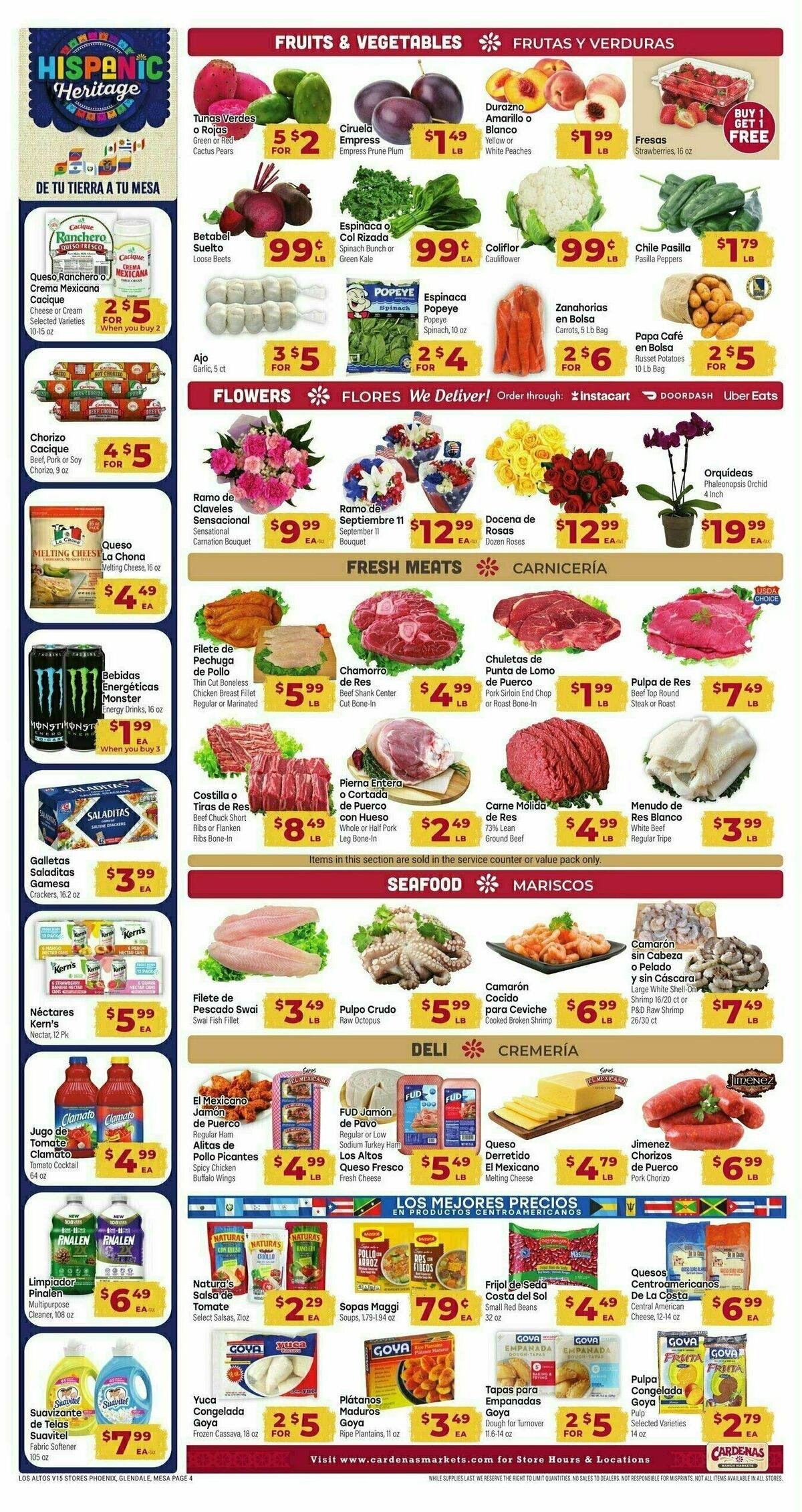 Cardenas Market Weekly Ad from September 10