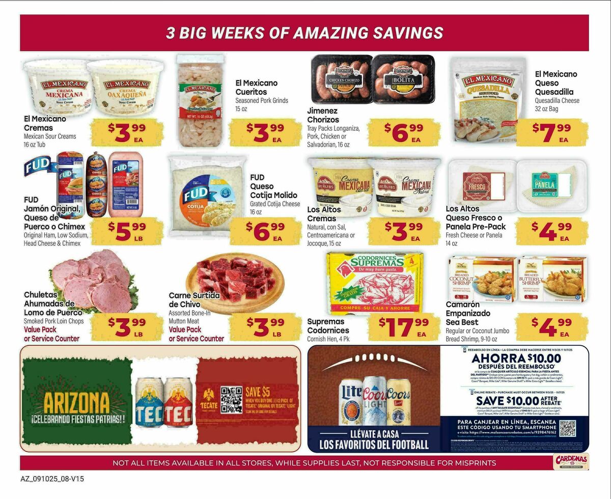 Cardenas Market September Savings Guide Weekly Ad from September 10
