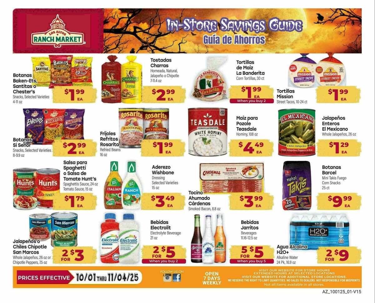 Cardenas Market October Savings Guide Weekly Ad from October 2