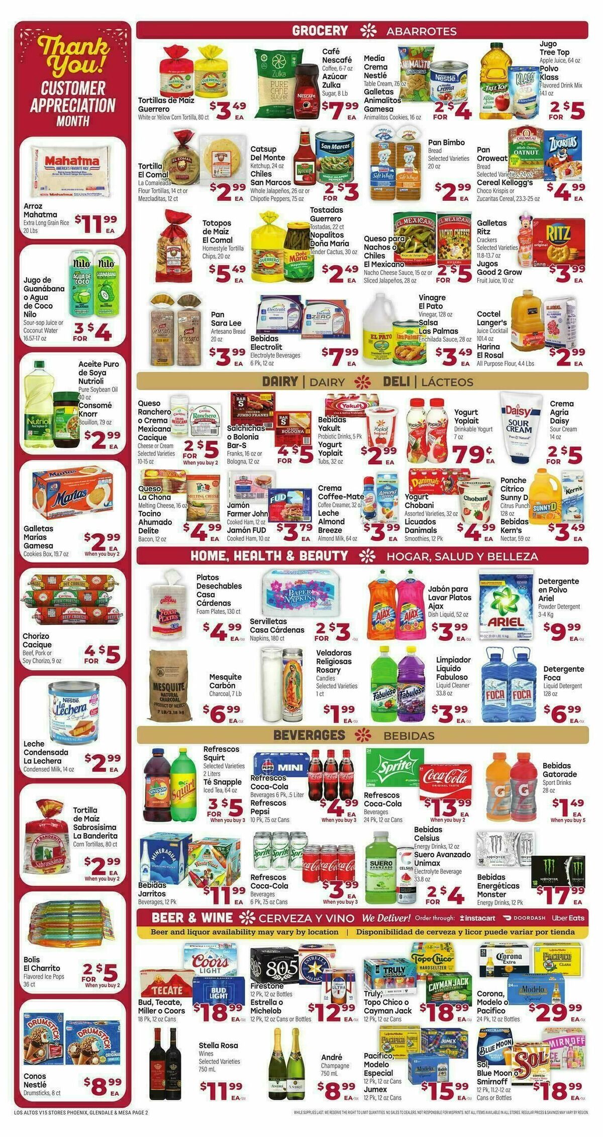 Cardenas Market Weekly Ad from October 8