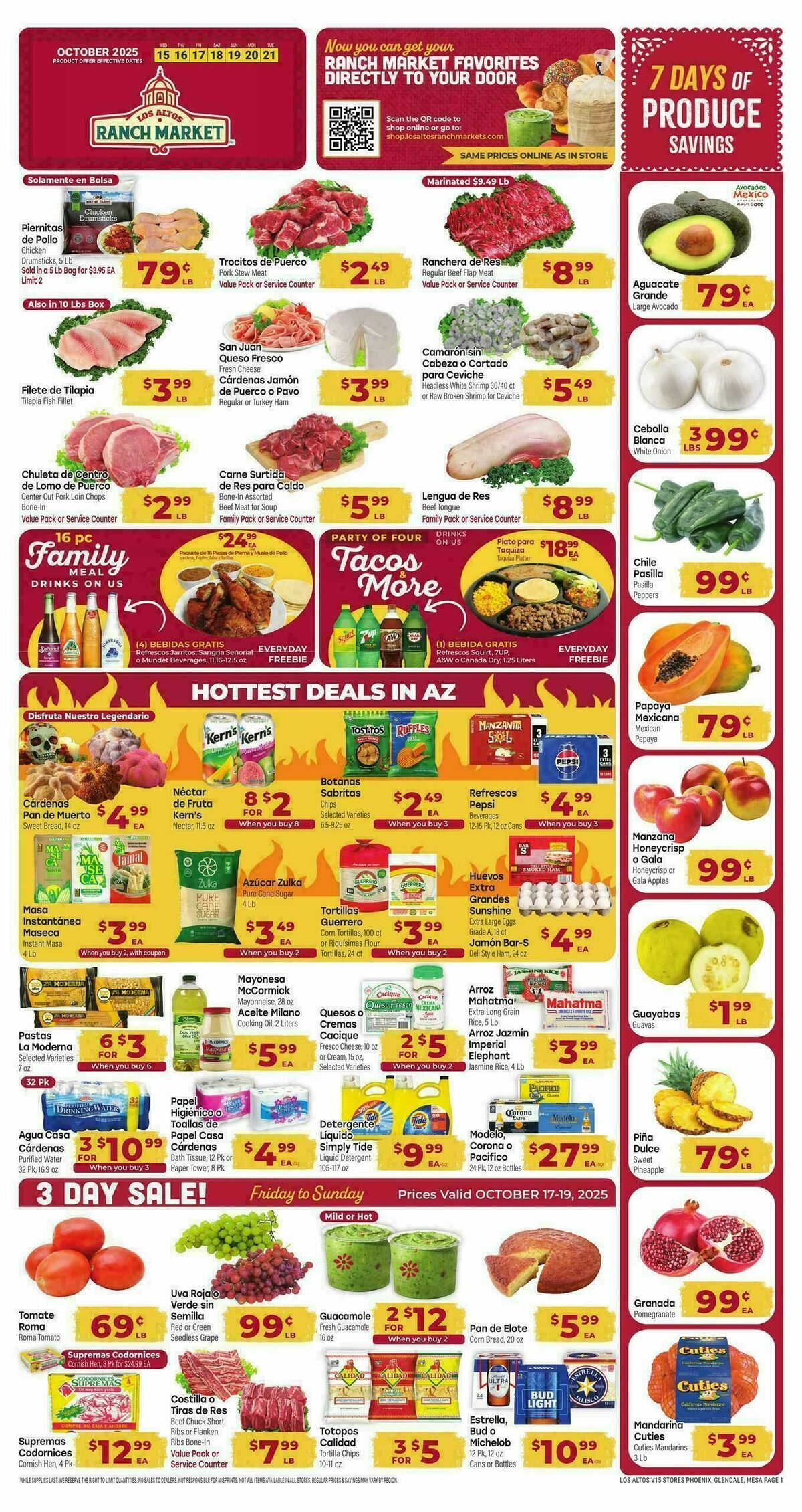Cardenas Market Weekly Ad from October 15