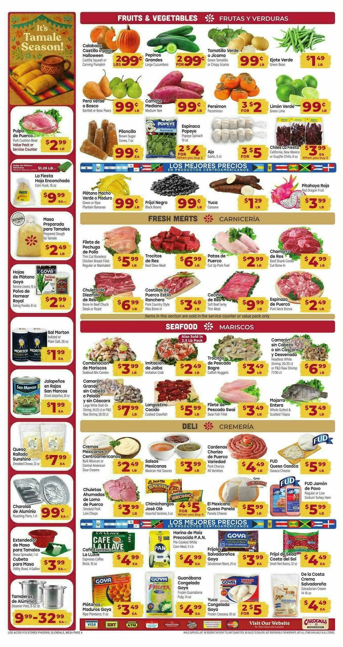 Cardenas Market Weekly Ad from October 15