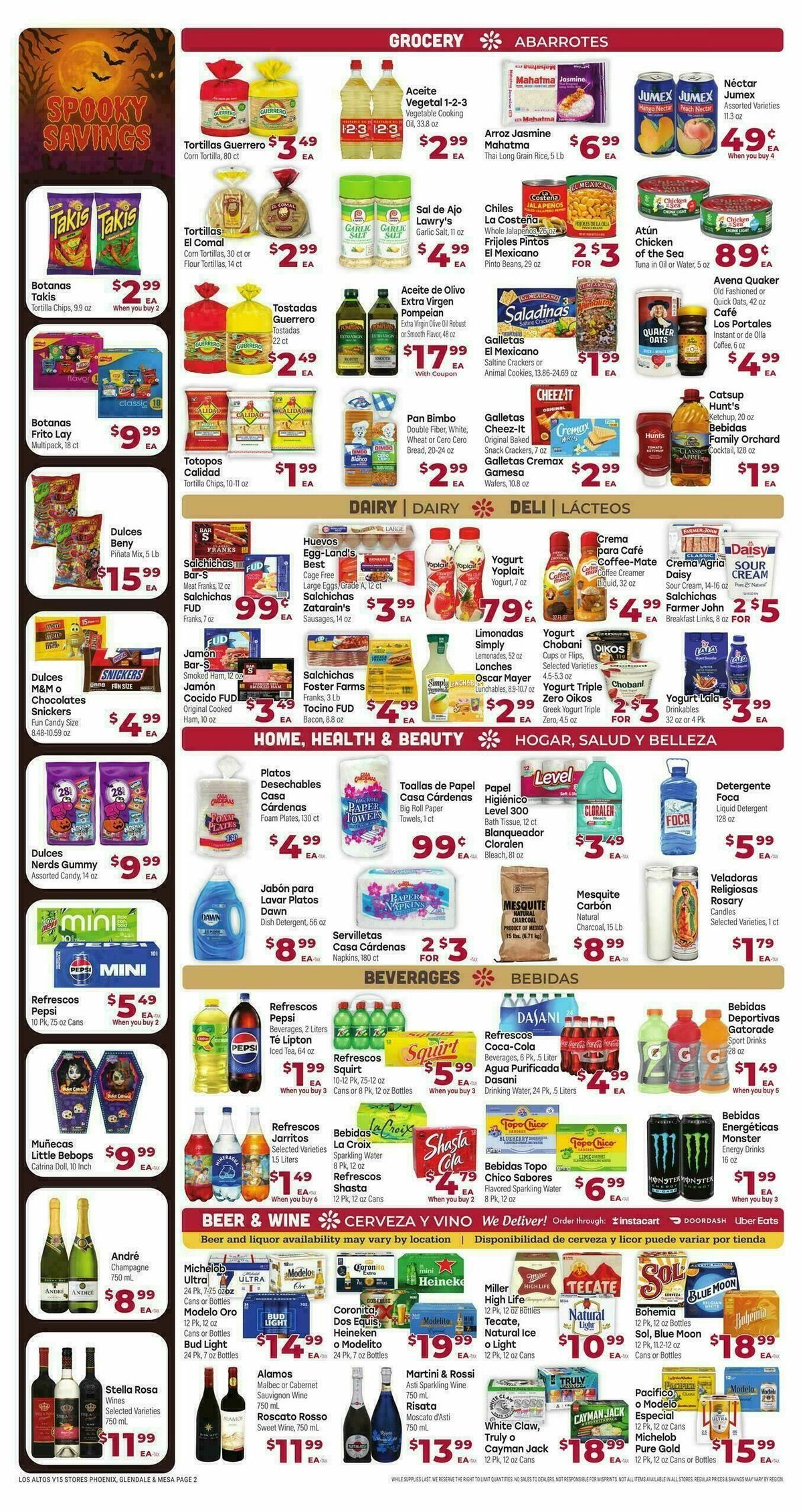 Cardenas Market Weekly Ad from October 22