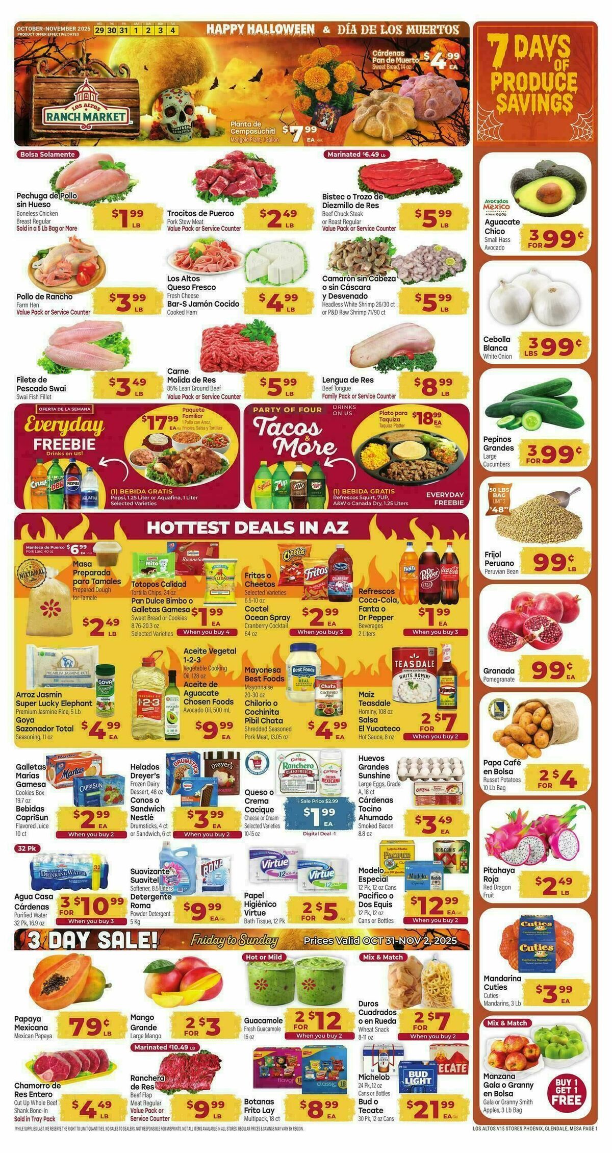Cardenas Market Weekly Ad from October 29