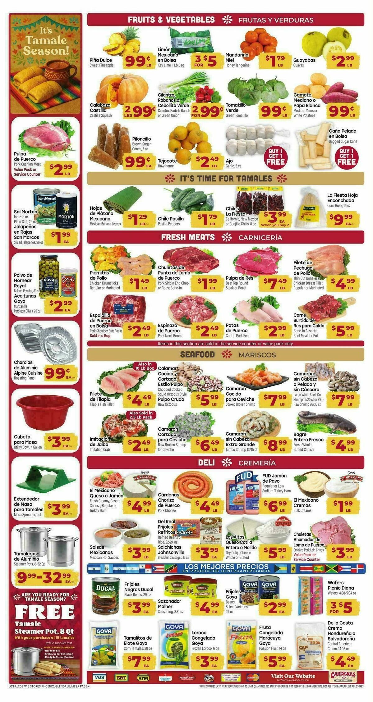 Cardenas Market Weekly Ad from October 29