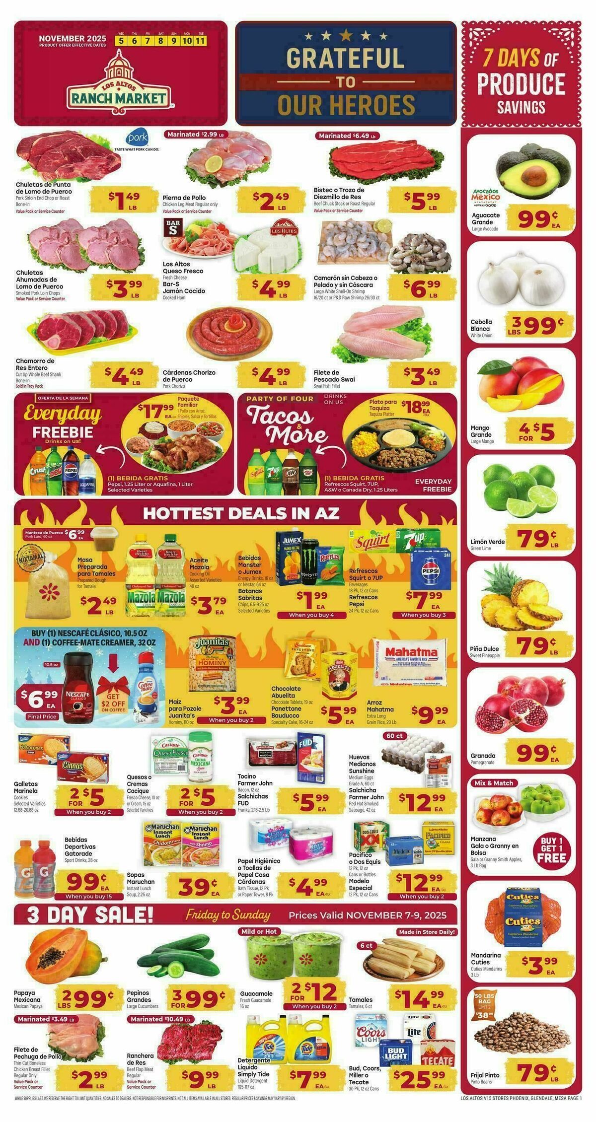 Cardenas Market Weekly Ad from November 5