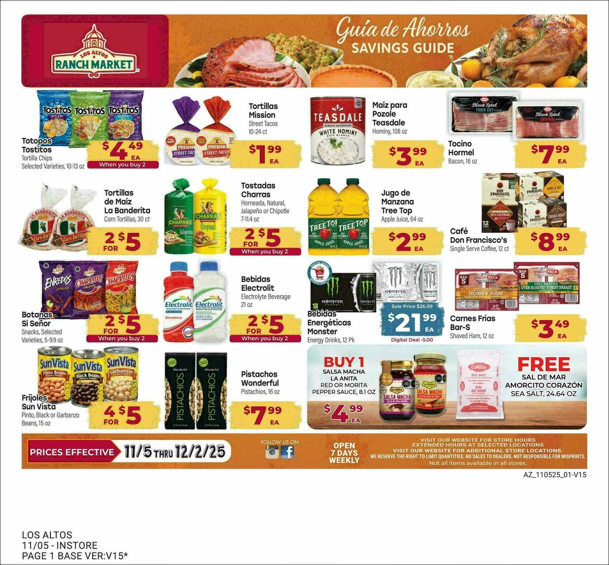 Cardenas Market November Savings Guide Weekly Ad from November 5