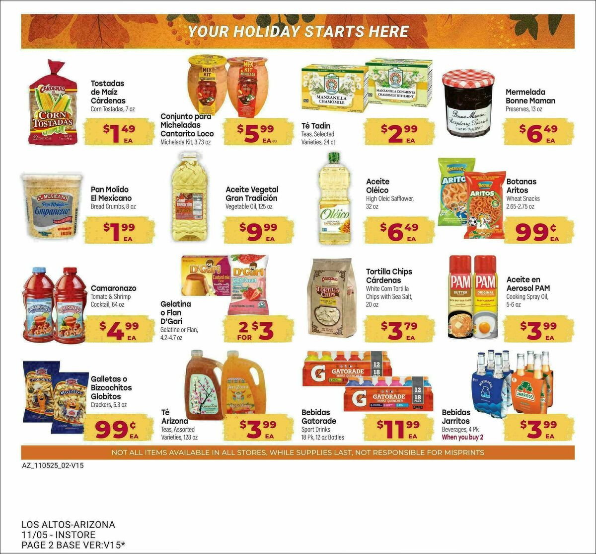 Cardenas Market November Savings Guide Weekly Ad from November 5