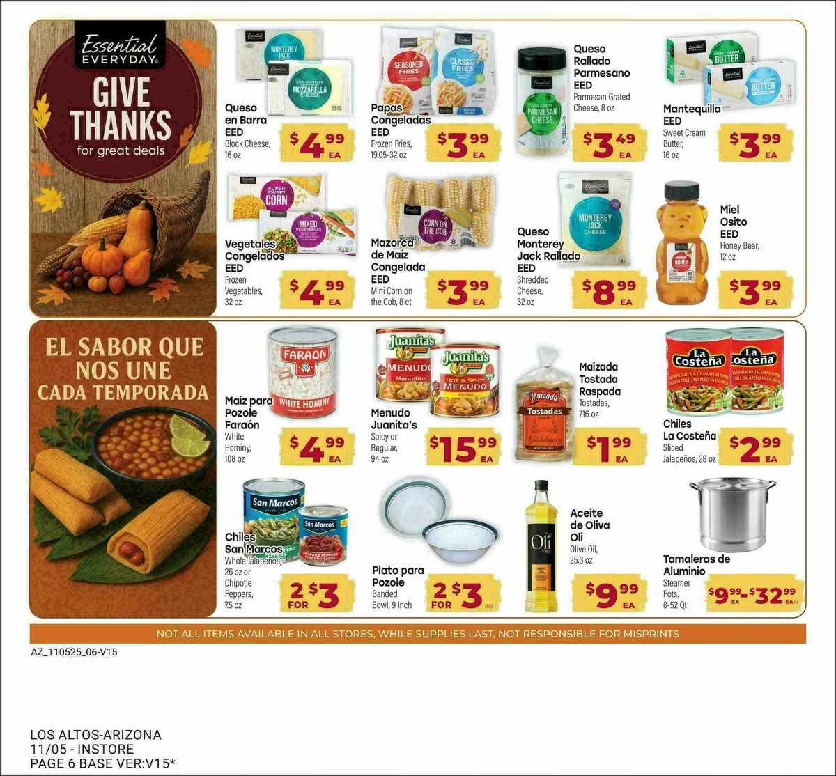 Cardenas Market November Savings Guide Weekly Ad from November 5