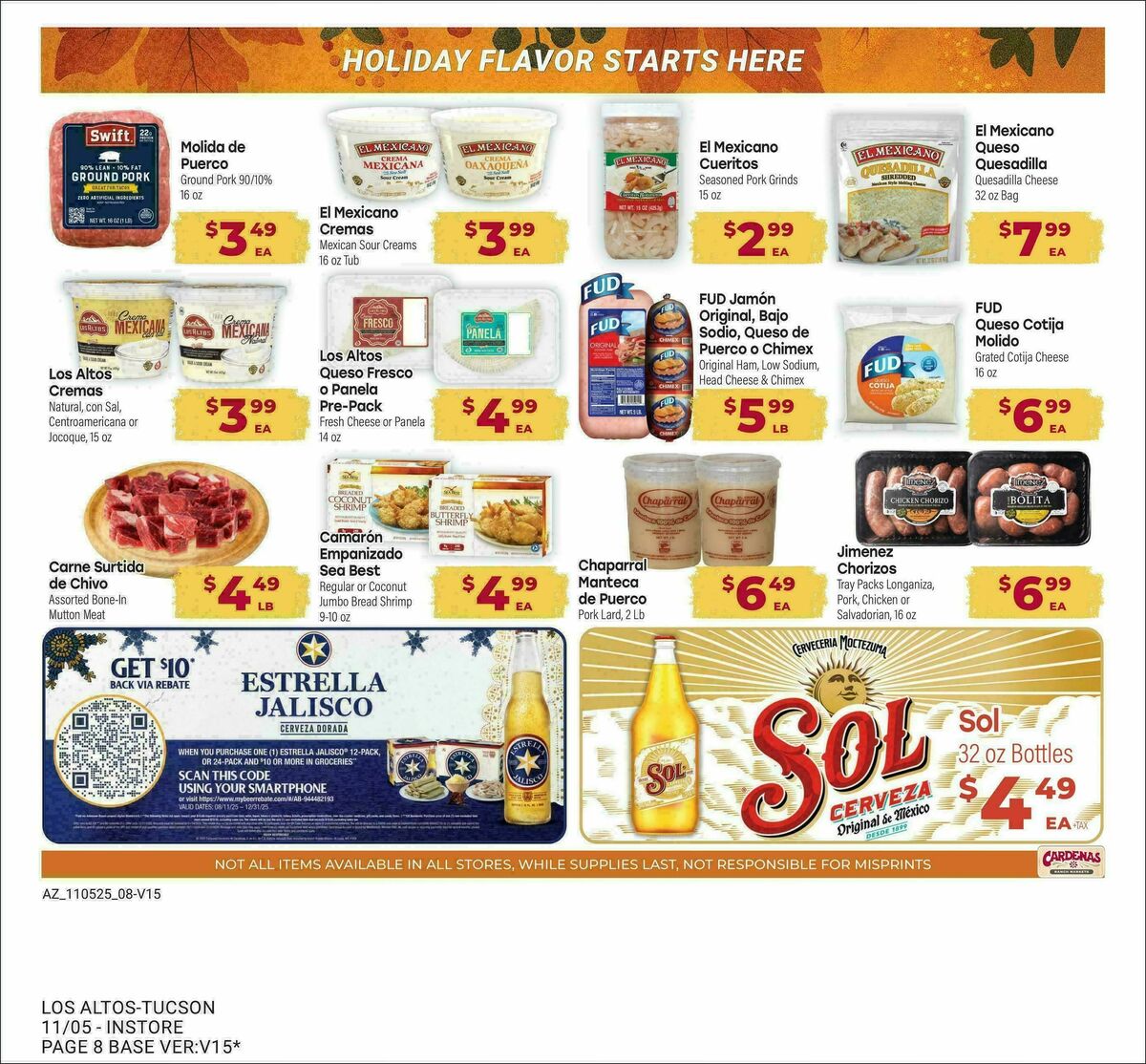 Cardenas Market November Savings Guide Weekly Ad from November 5