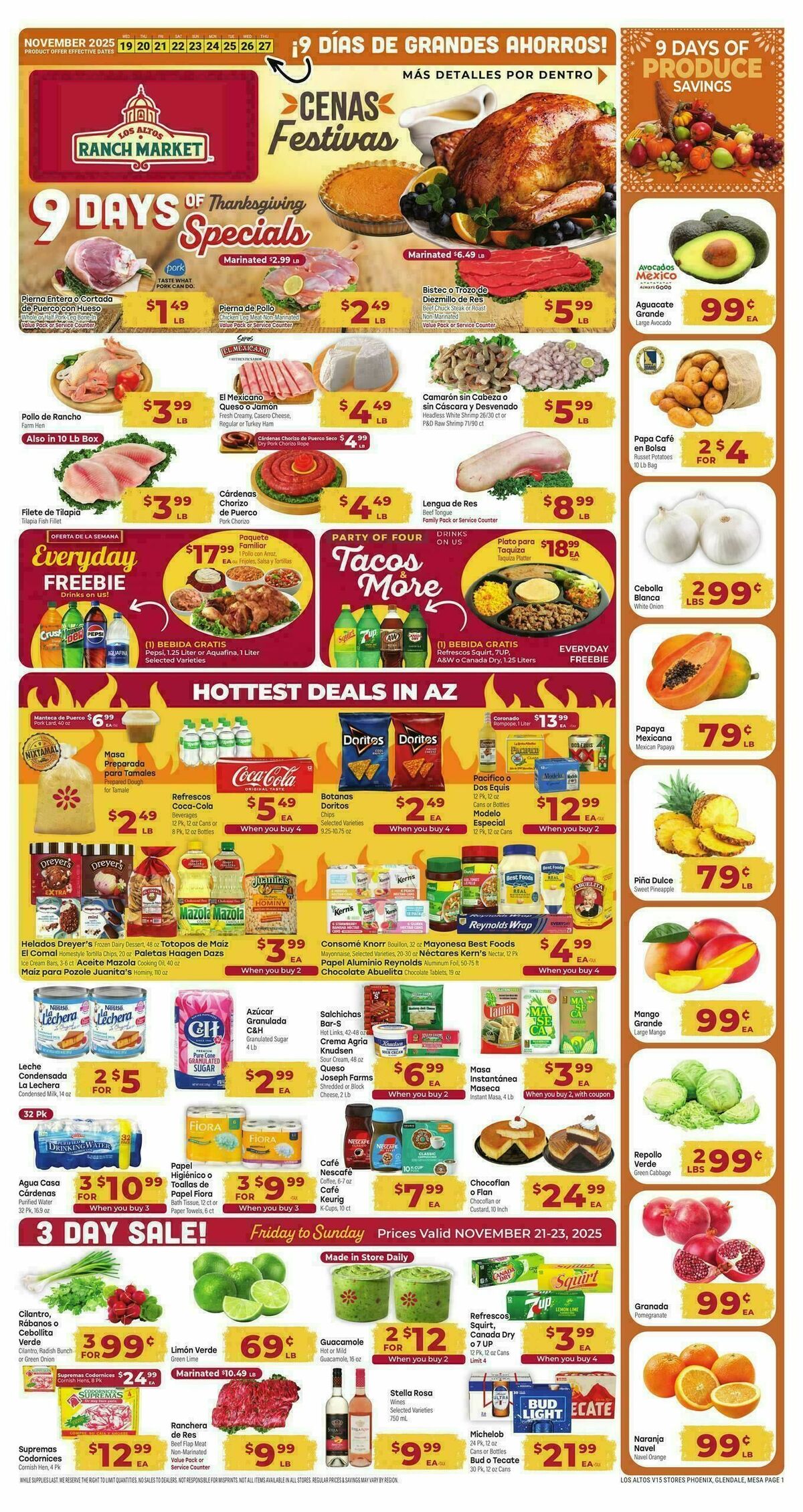 Cardenas Market Weekly Ad from November 19