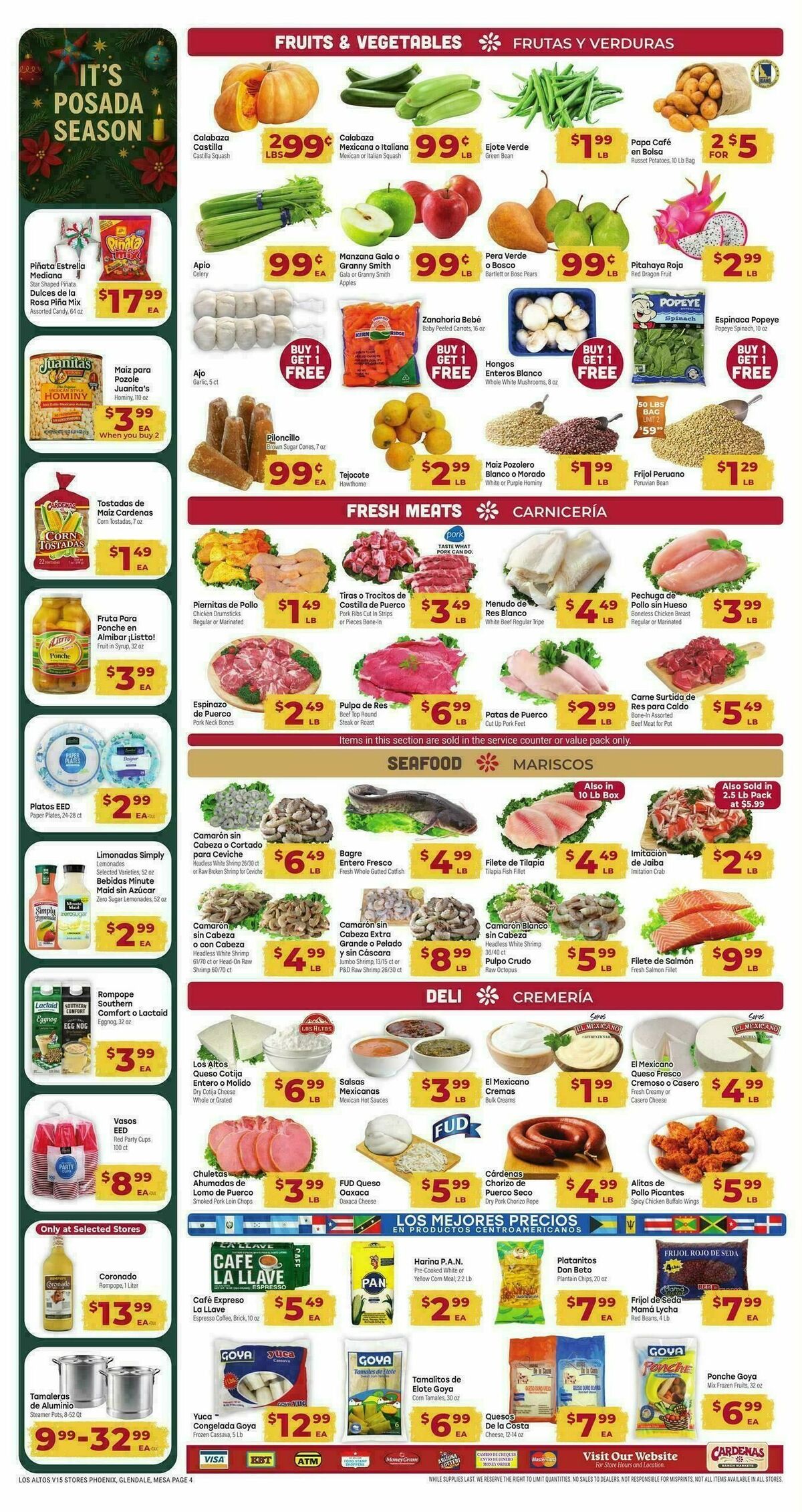 Cardenas Market Weekly Ad from December 3