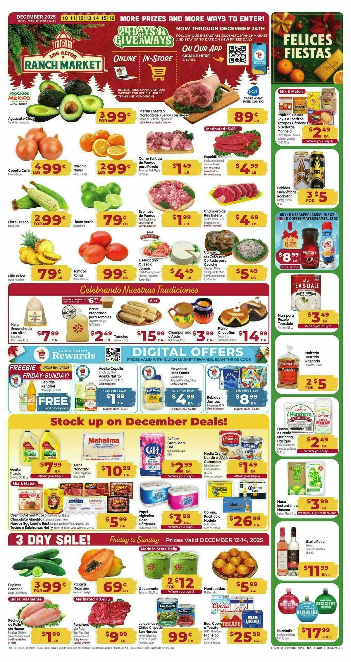 Cardenas Market Weekly Ad from December 10