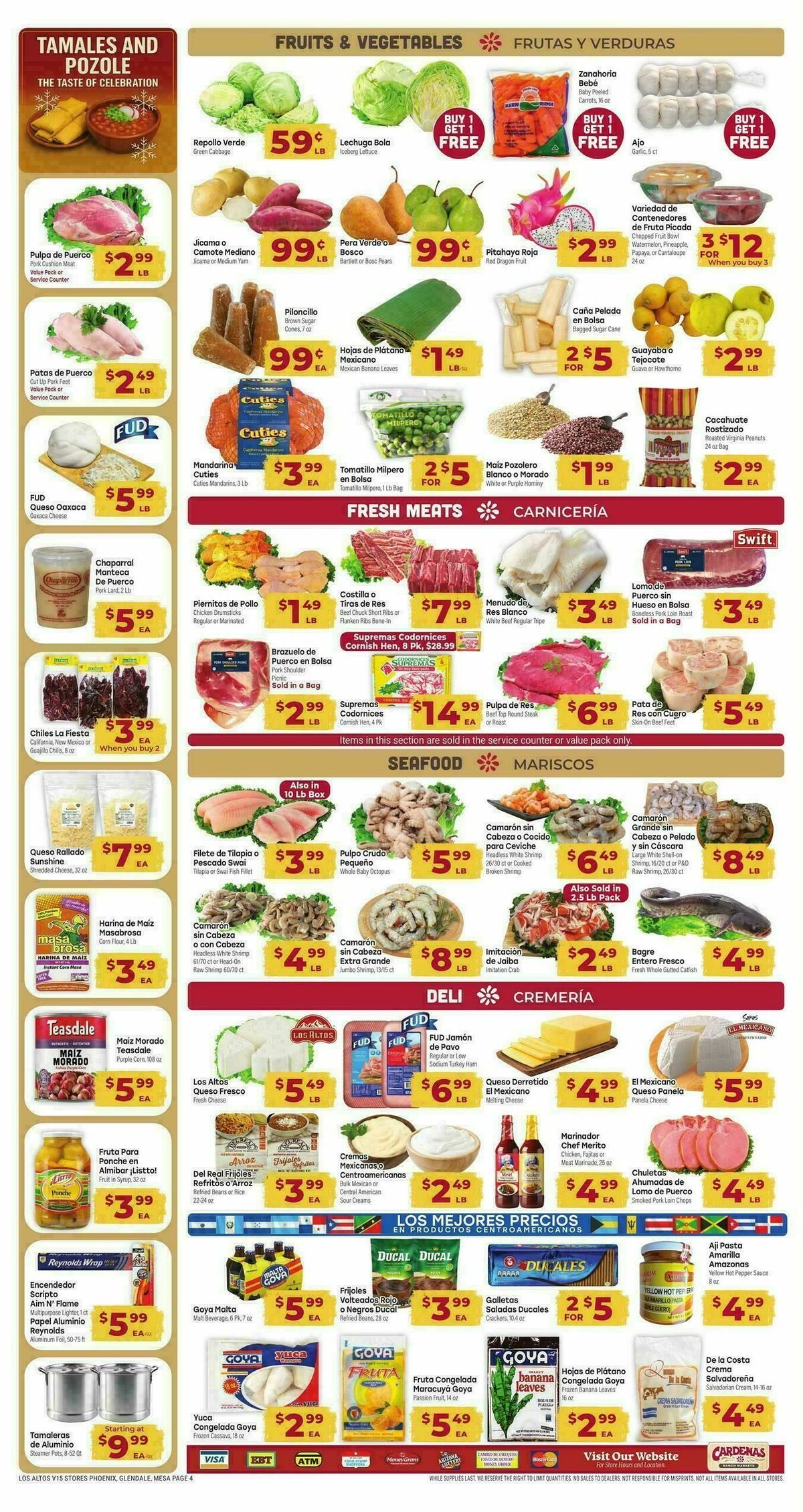 Cardenas Market Weekly Ad from December 10