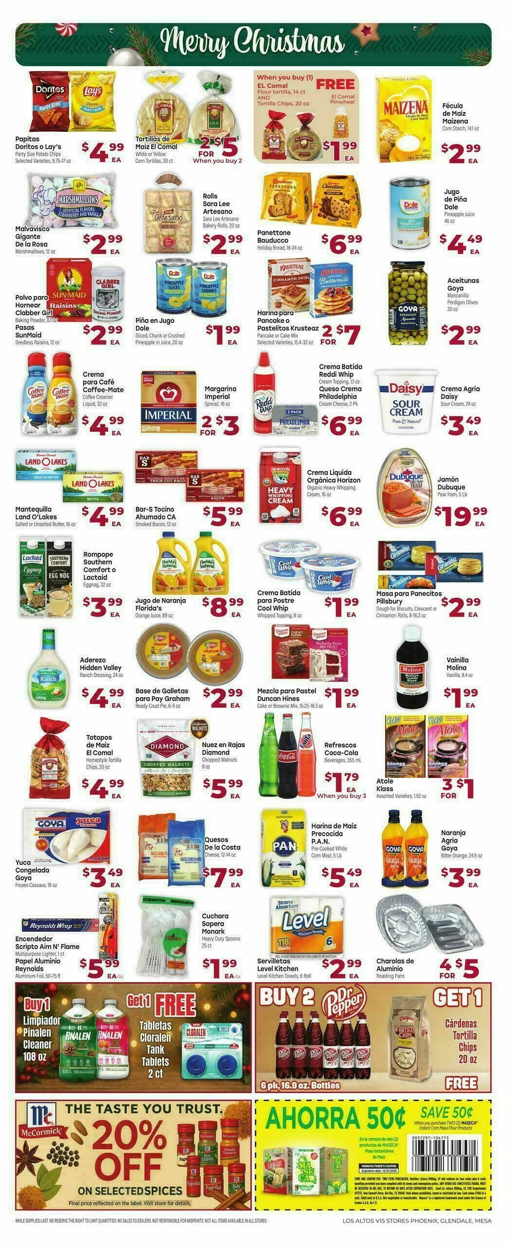 Cardenas Market Weekly Ad from December 17