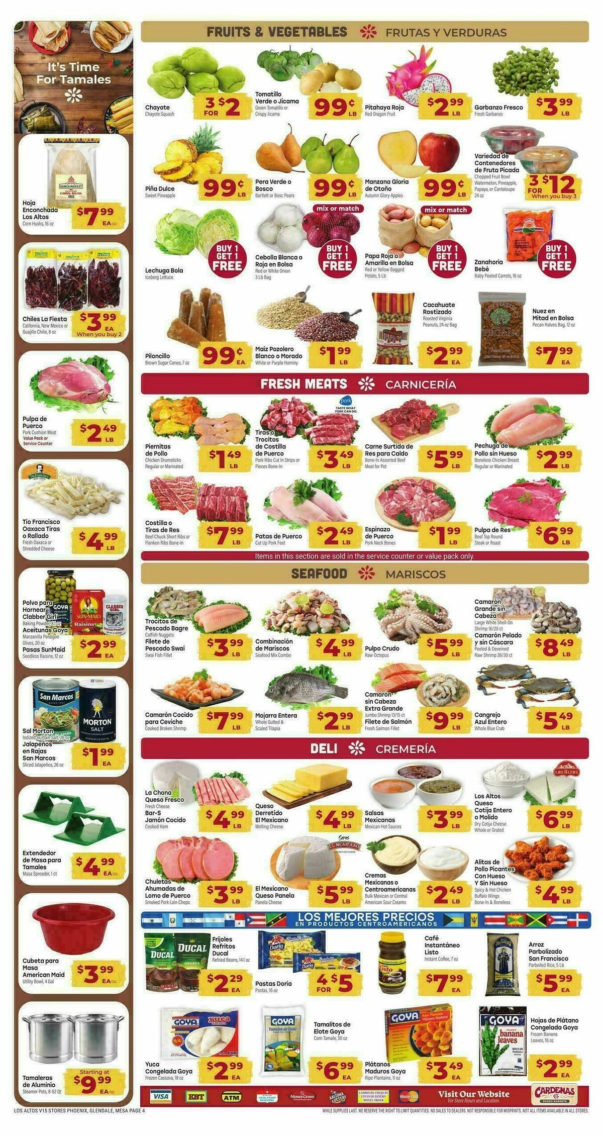 Cardenas Market Weekly Ad from December 26