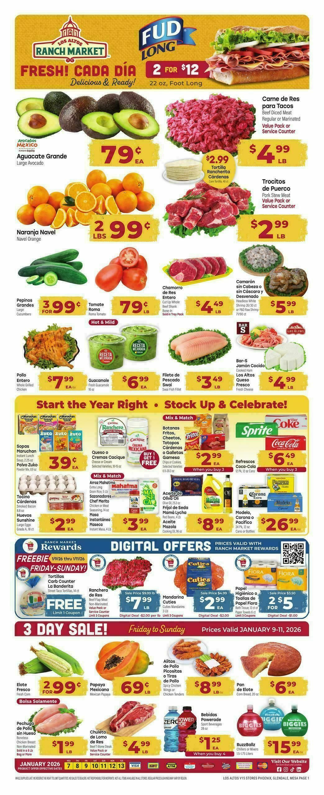 Cardenas Market Weekly Ad from January 7