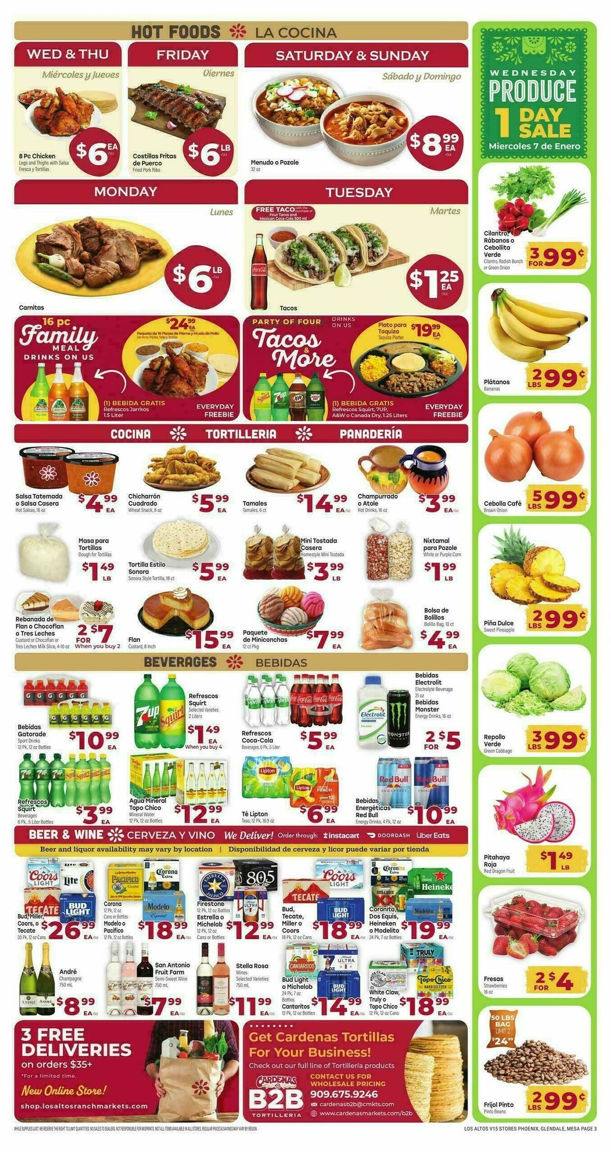 Cardenas Market Weekly Ad from January 7