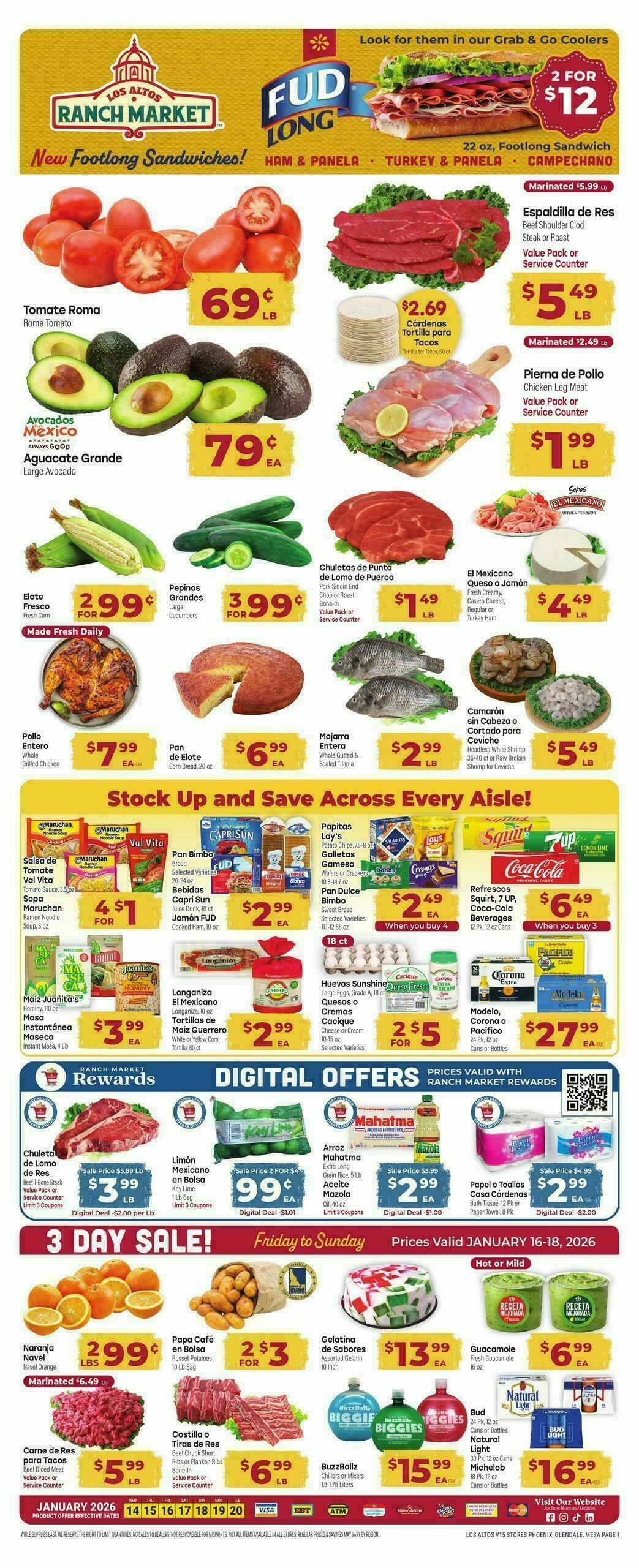 Cardenas Market Weekly Ad from January 14