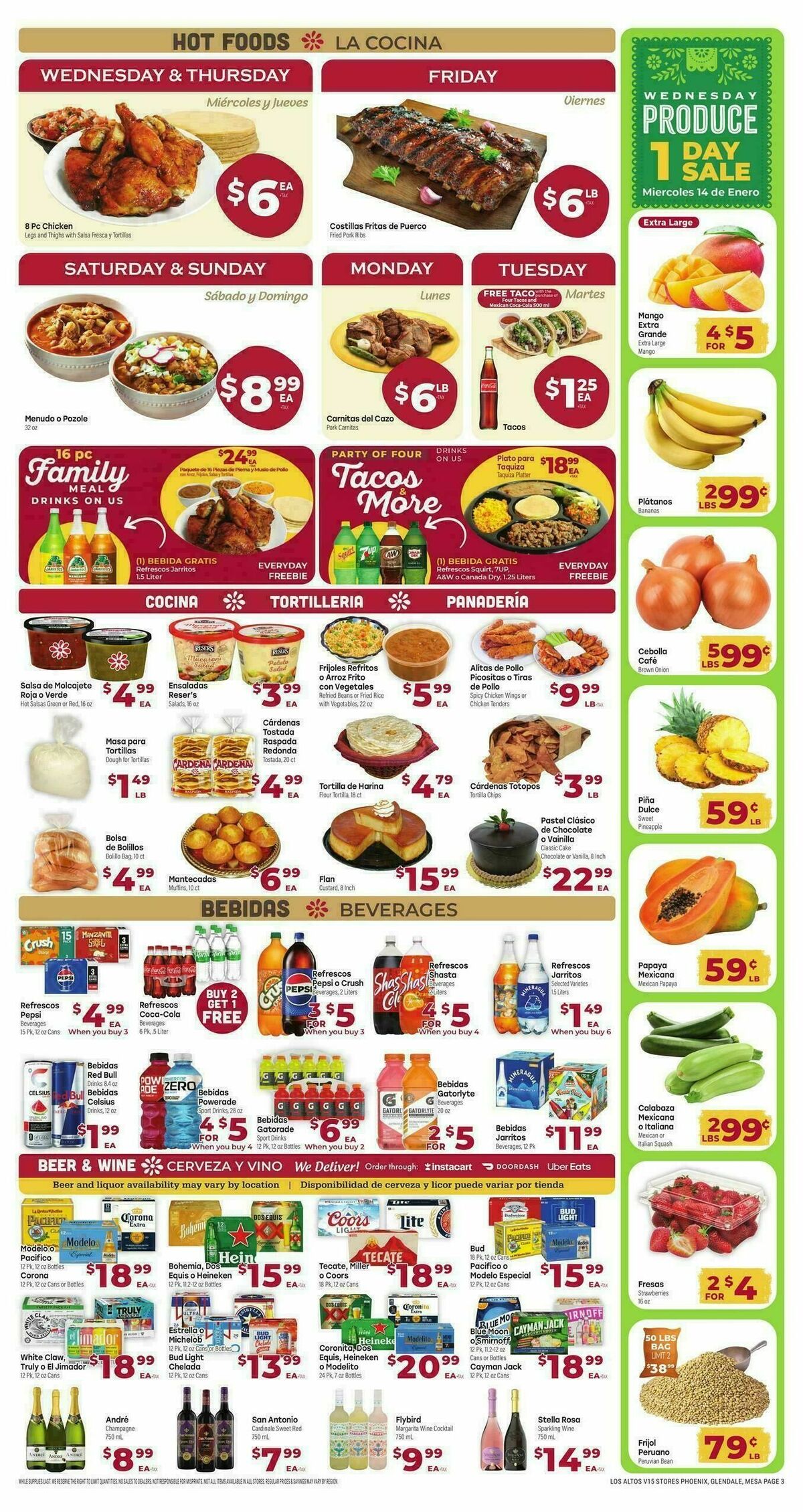 Cardenas Market Weekly Ad from January 14